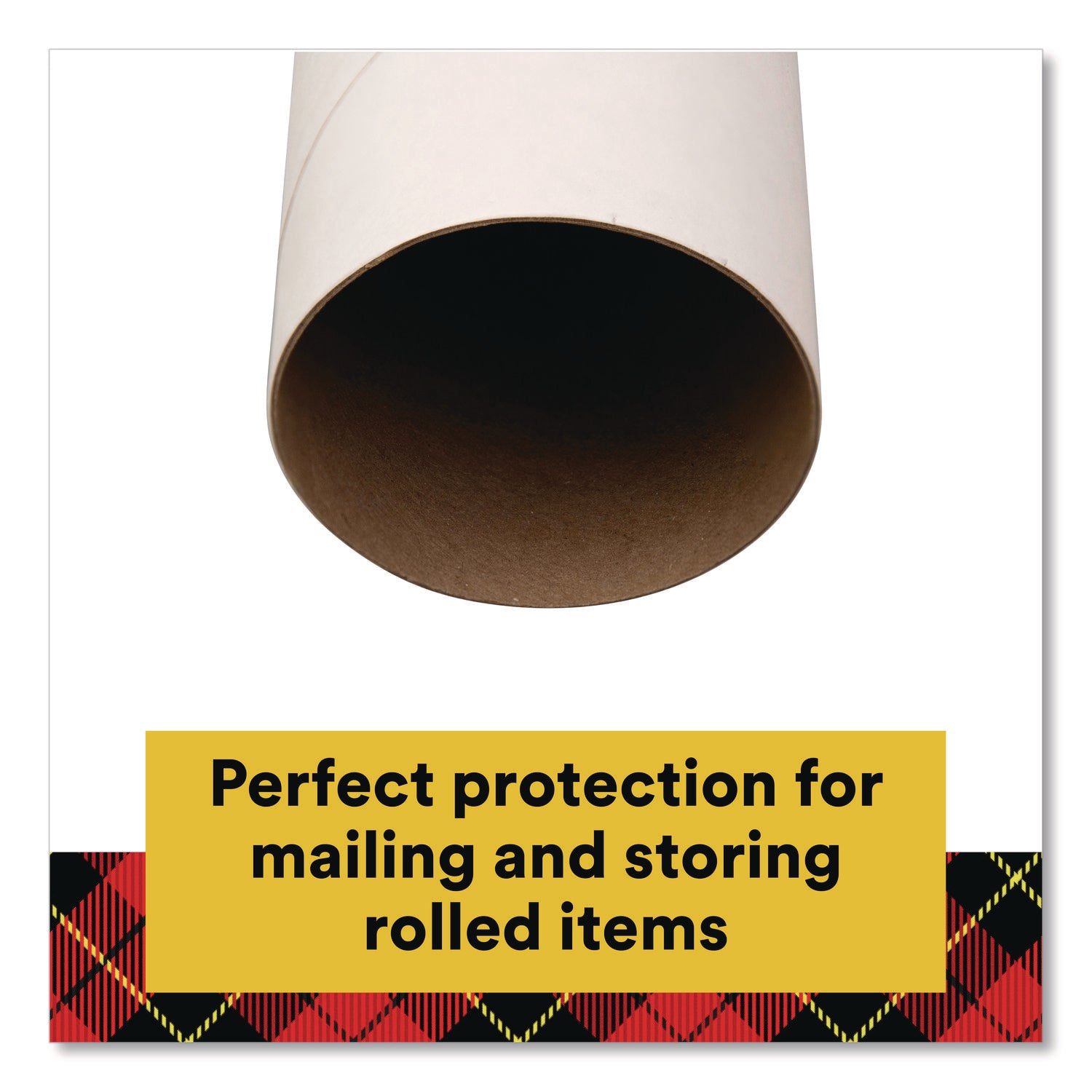 Scotch™ Mailing Tube, 24" Long, 2" Diameter, White, 12/Carton