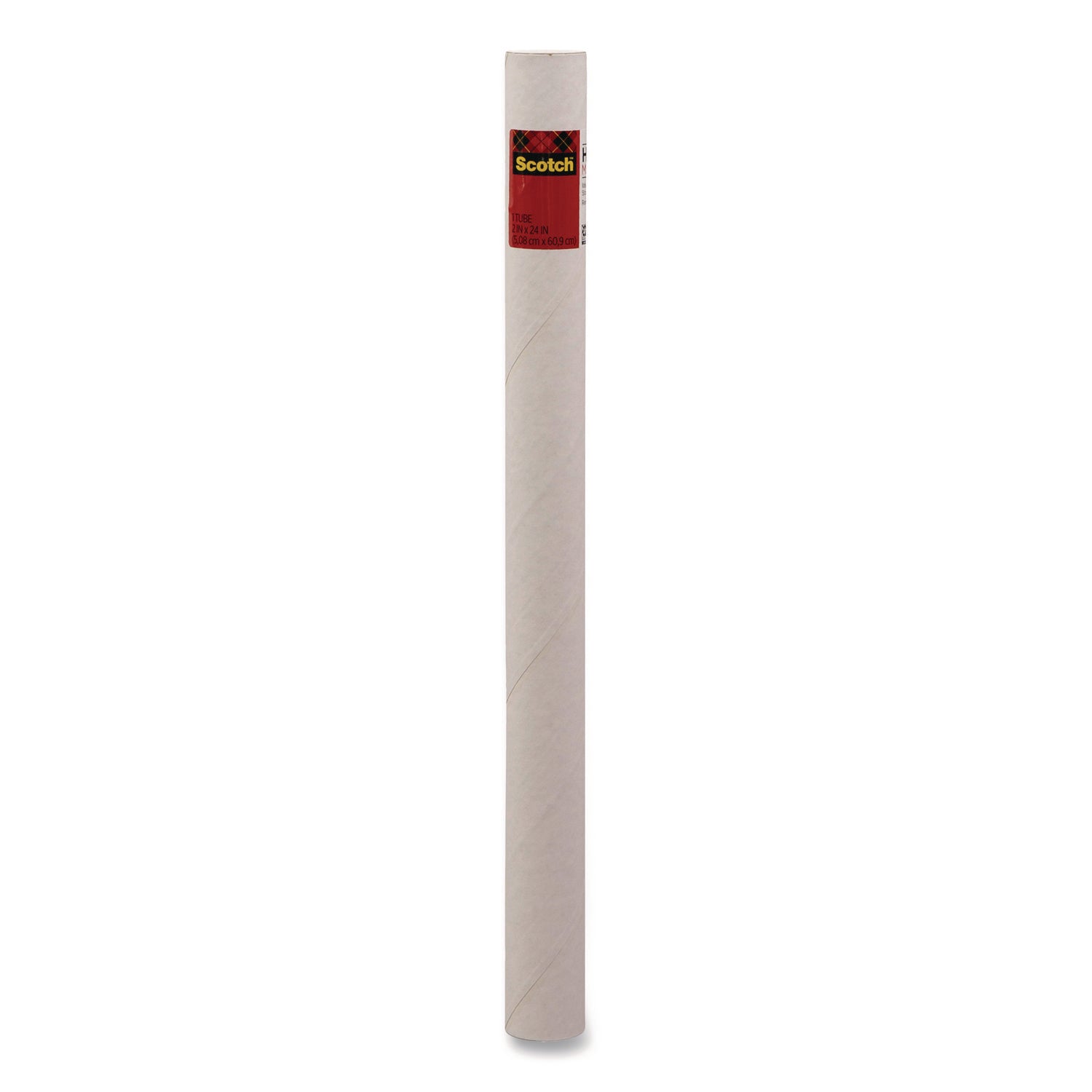Scotch™ Mailing Tube, 24" Long, 2" Diameter, White, 12/Carton