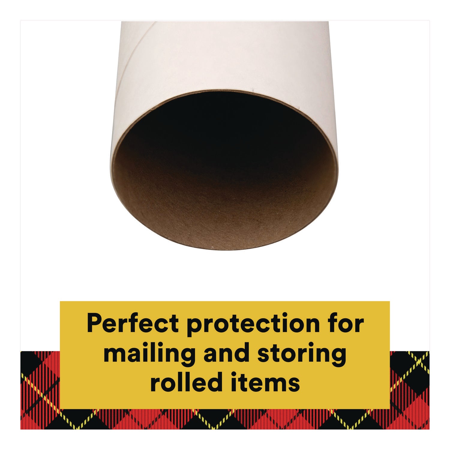 Scotch™ Mailing Tube, 36" Long, 3" Diameter, White, 12/Carton