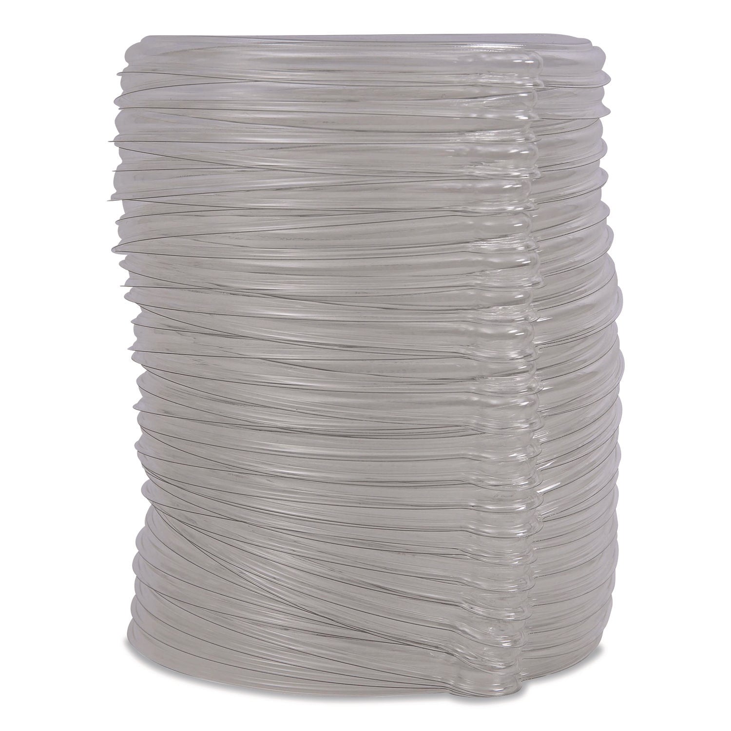 Eco-Products® Worldview 100 Percent Recycled Content Lid, 7.93" Diameter x 0.6" h, Clear, 400/Carton