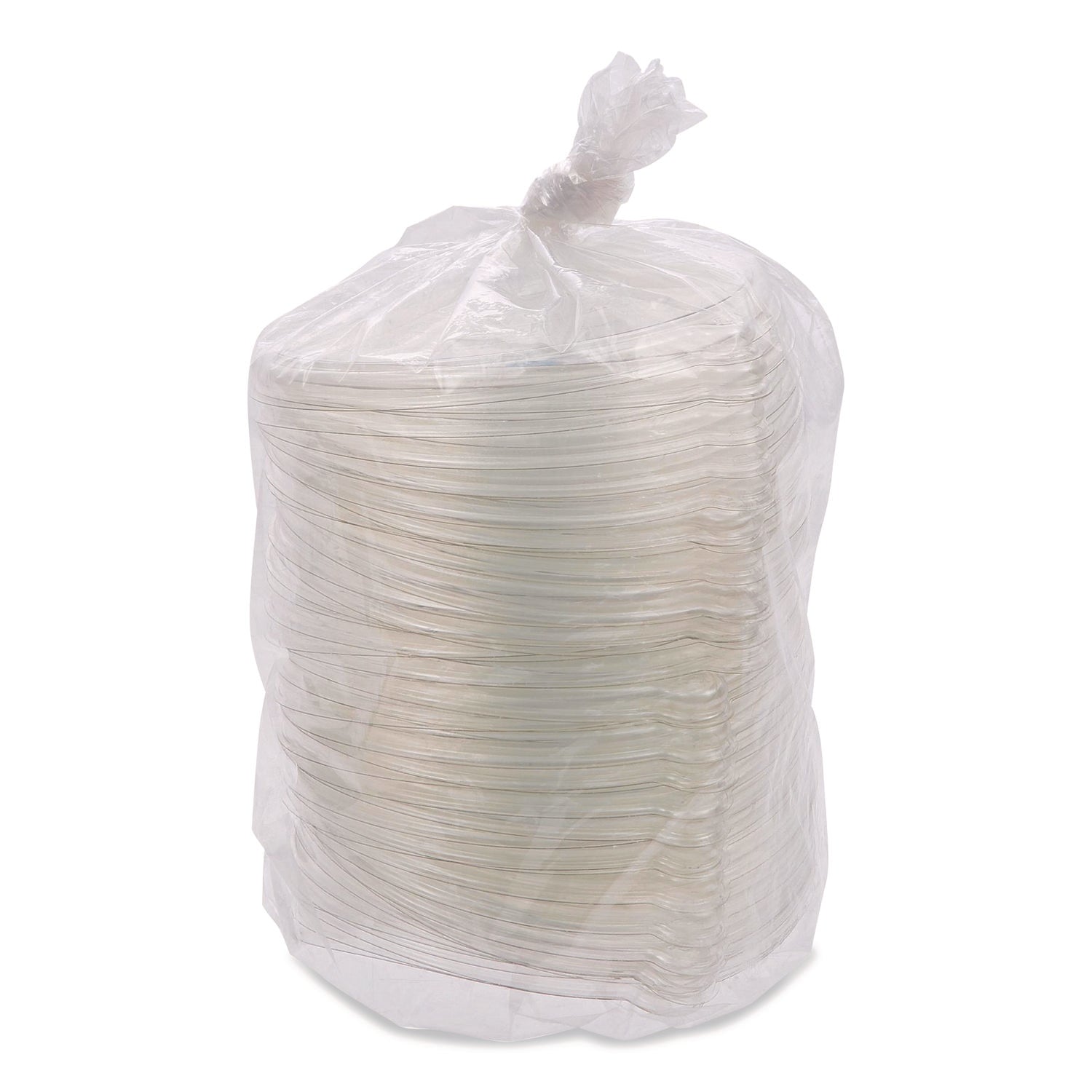 Eco-Products® Worldview 100 Percent Recycled Content Lid, 7.93" Diameter x 0.6" h, Clear, 400/Carton