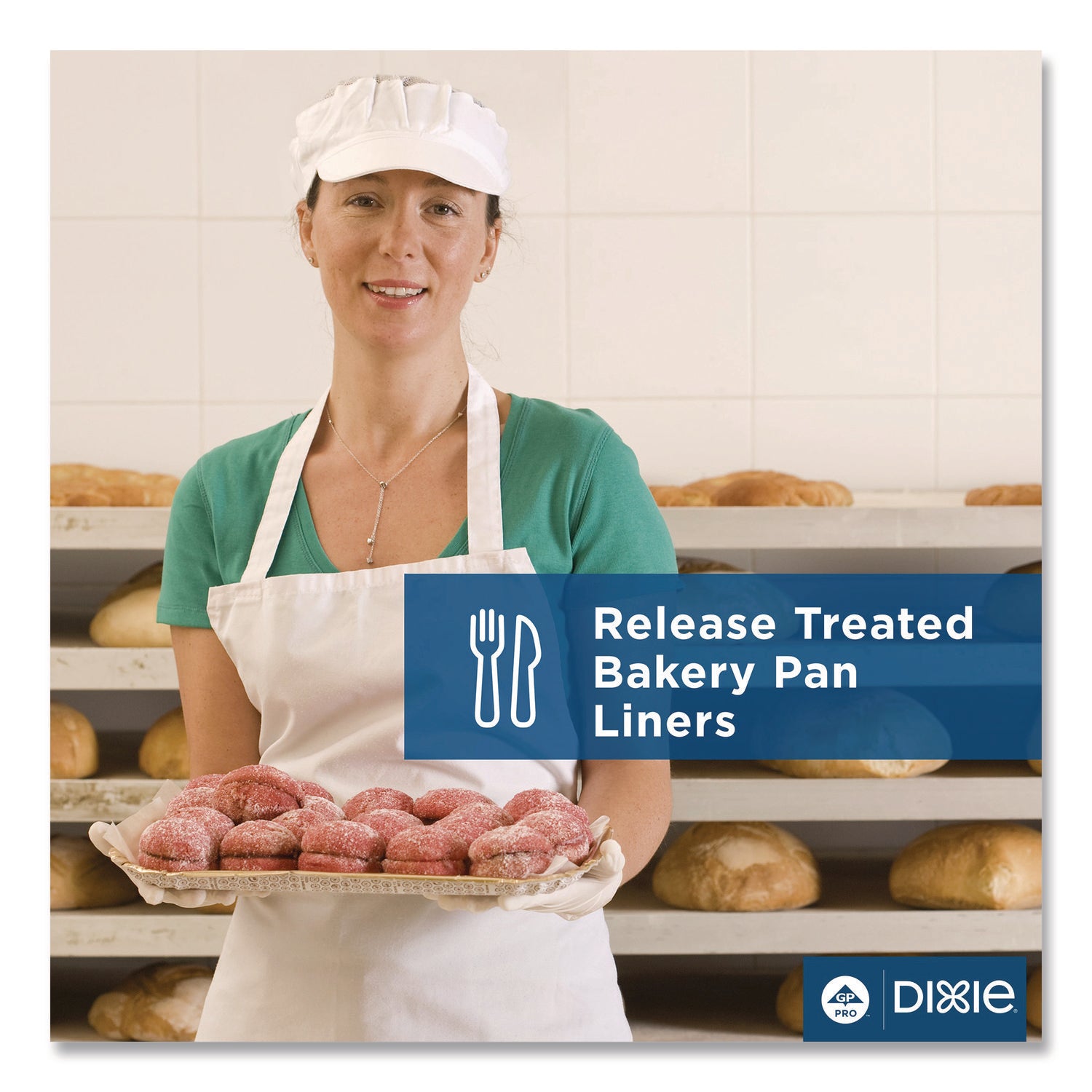 Dixie® Greaseproof Liftoff Pan Liner, 24.38 x 16.38, 1,000/Carton