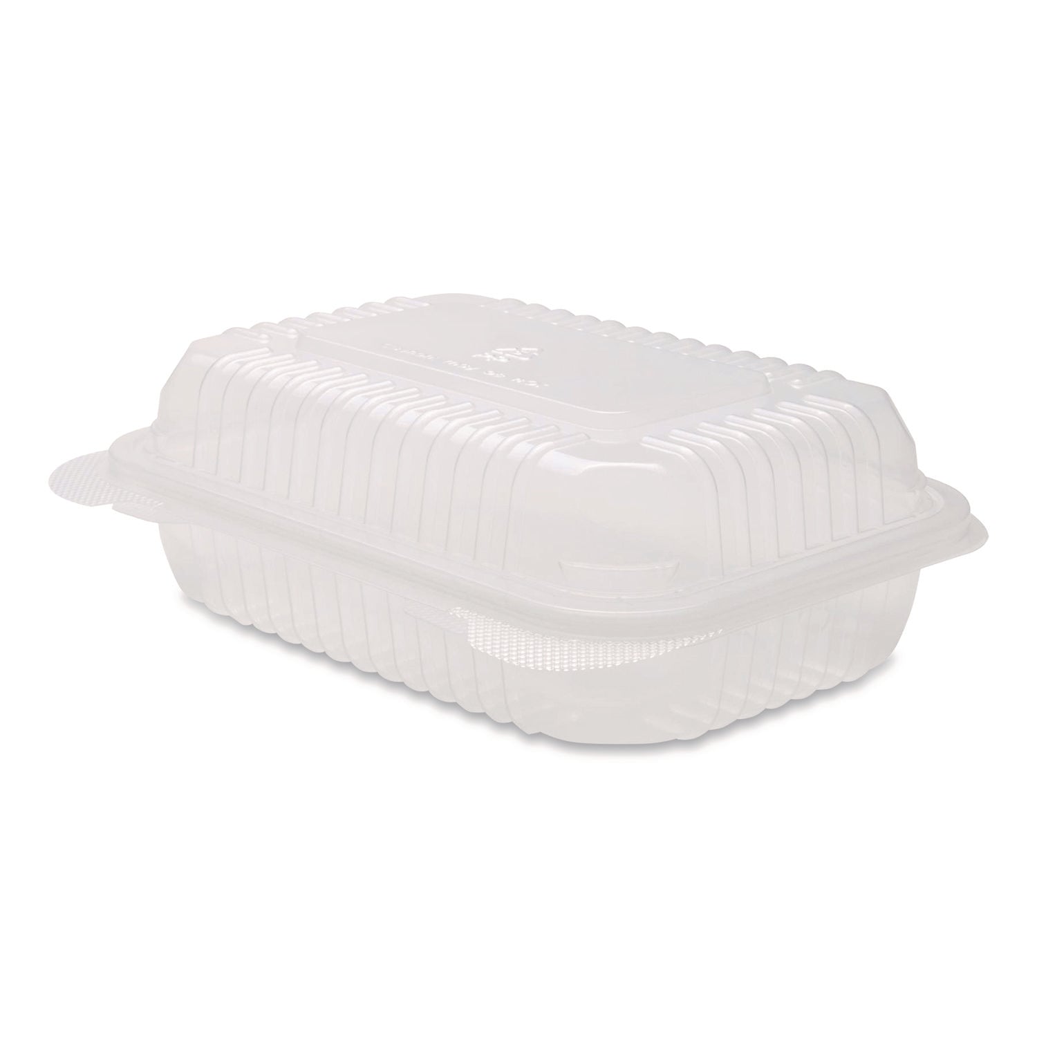 Karat® Polypropylene Plastic Hinged Container, 6 x 9 x 2.97, Clear, Plastic, 125/Pack, 2 Packs/Carton