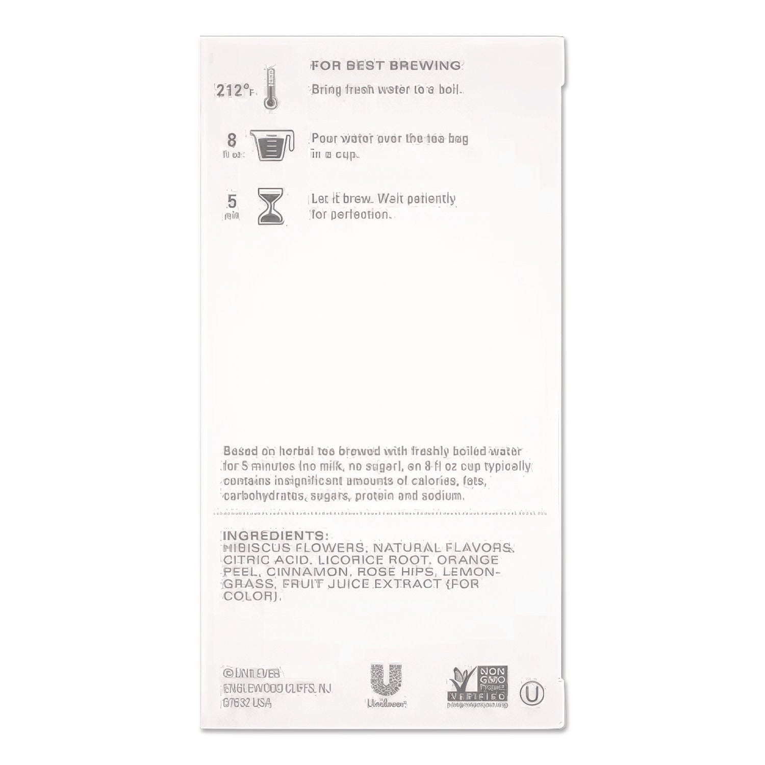 Tazo® Tea Bags, Passion, 20/Box