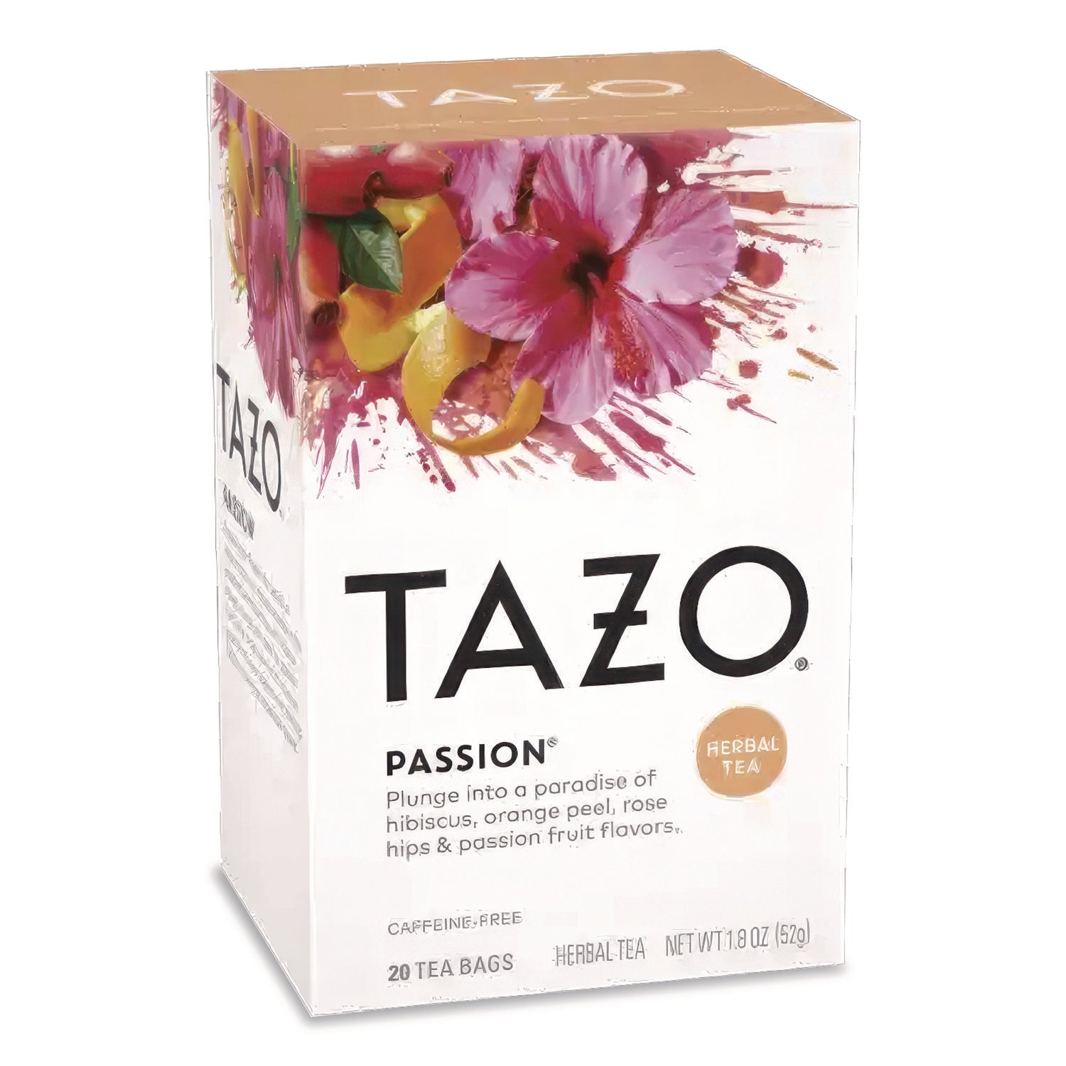 Tazo® Tea Bags, Passion, 20/Box