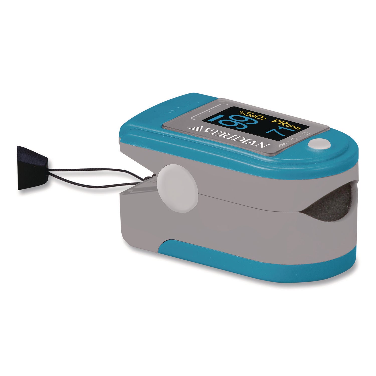 Veridian Healthcare® Fingertip Pulse Oximeter, Blue/Gray