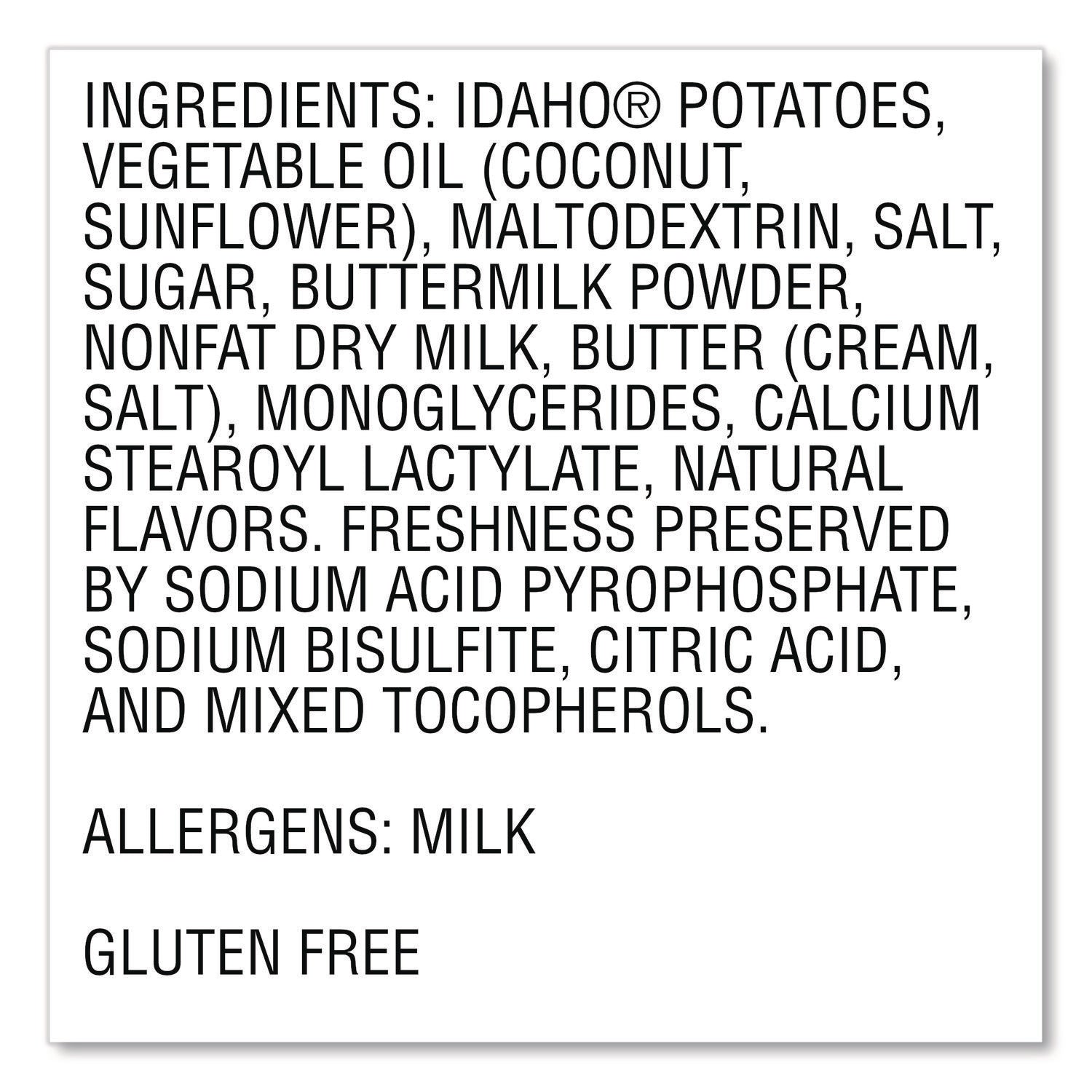 Idahoan® Buttery Homestyle Mashed Potatoes, 1.5 oz Cup, 10/Carton