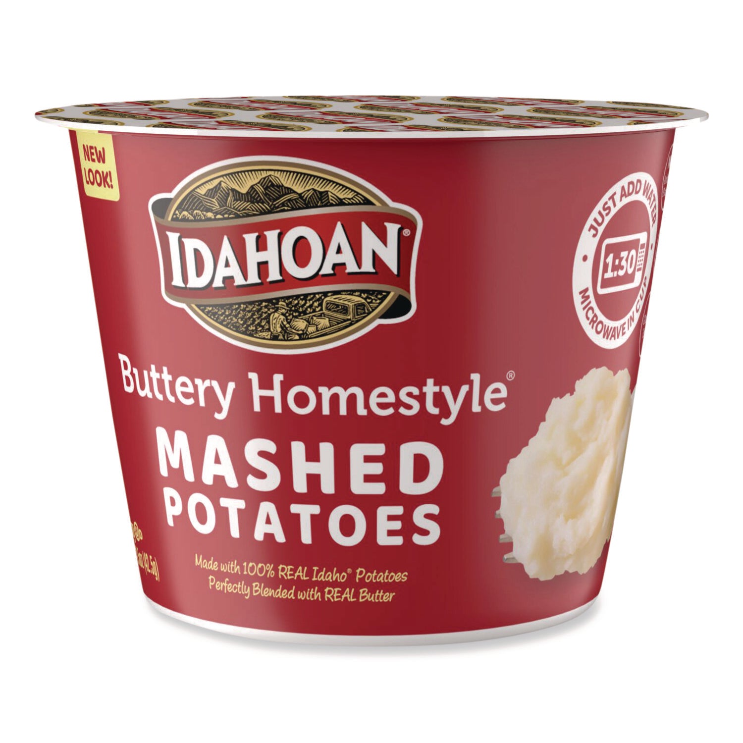 Idahoan® Buttery Homestyle Mashed Potatoes, 1.5 oz Cup, 10/Carton
