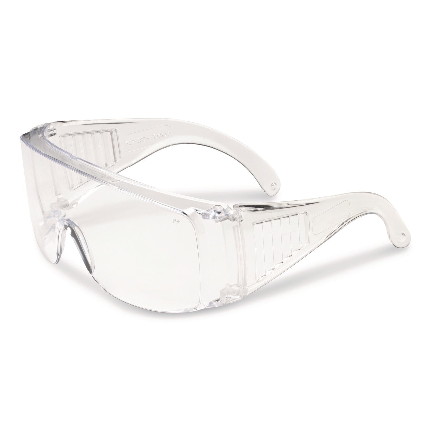 Bouton® The Scout OTG Rimless Safety Glasses, Clear Plastic Frame, Clear Polycarbonate Lens