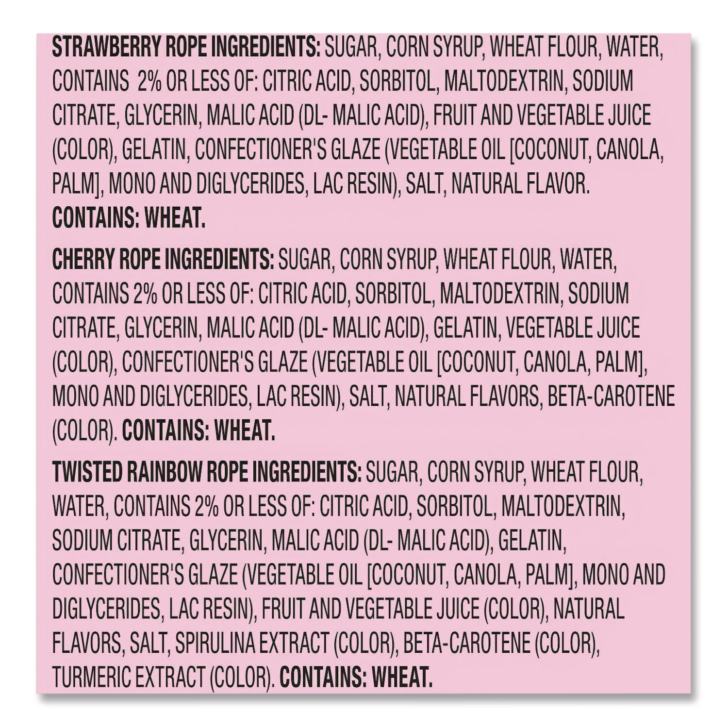 SweeTARTS® Candy Treat-Size Ropes, Variety Mix, Assorted Flavors, 15 oz Bag