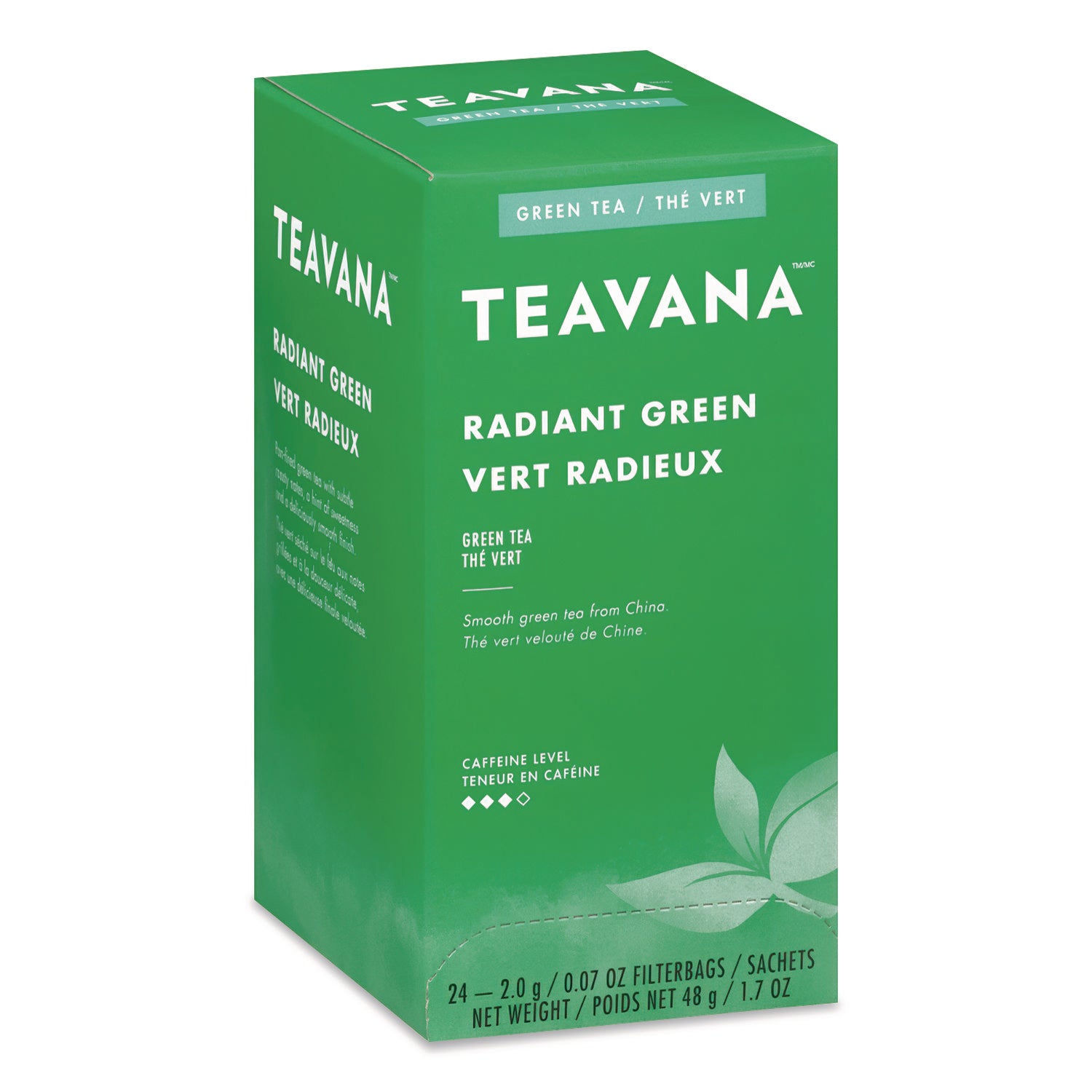 Starbucks® Teavana Tea Bags, Radiant Green, 0.09 oz, 24/Box