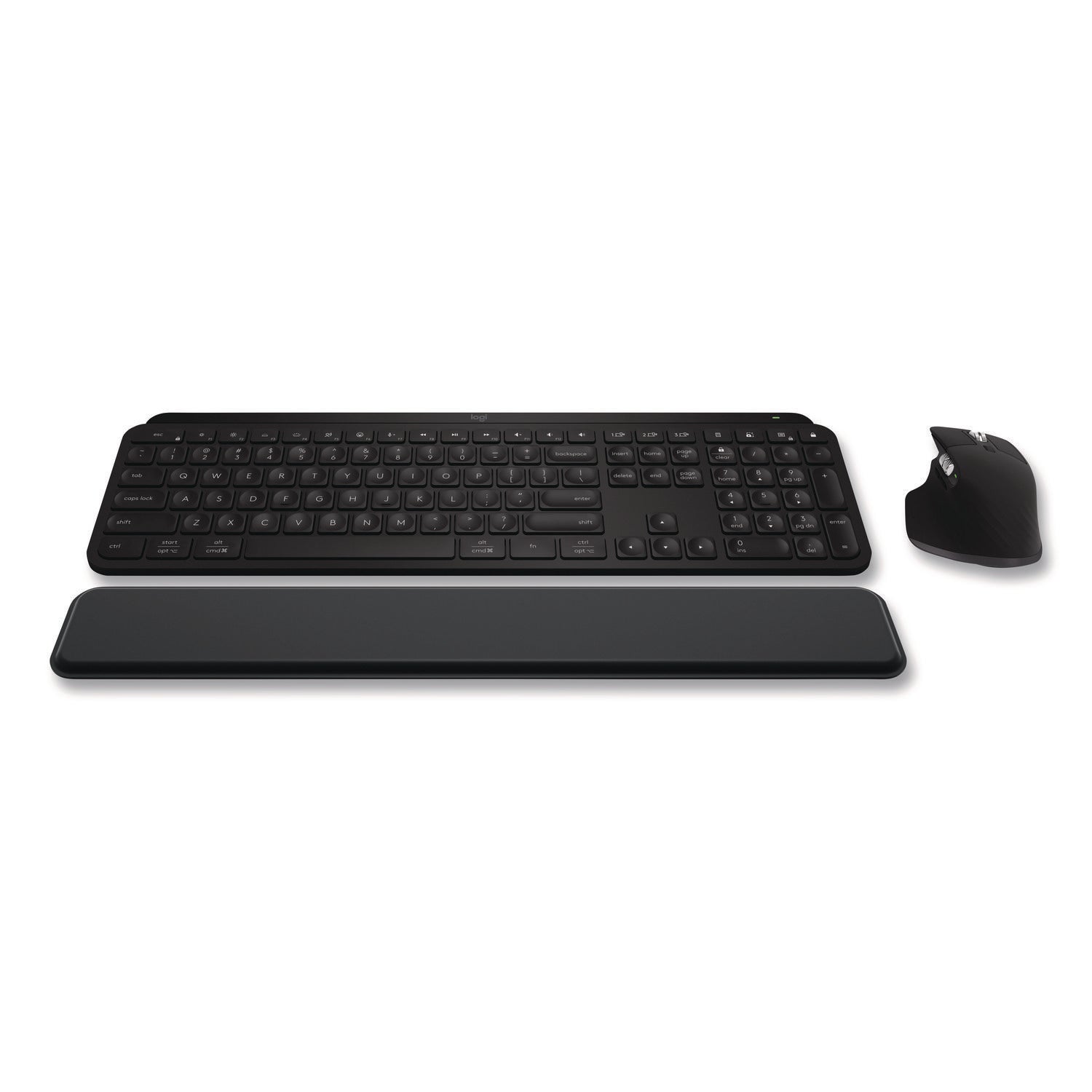 Logitech® MX Keys S Combo, 33 ft Wireless Range, Black