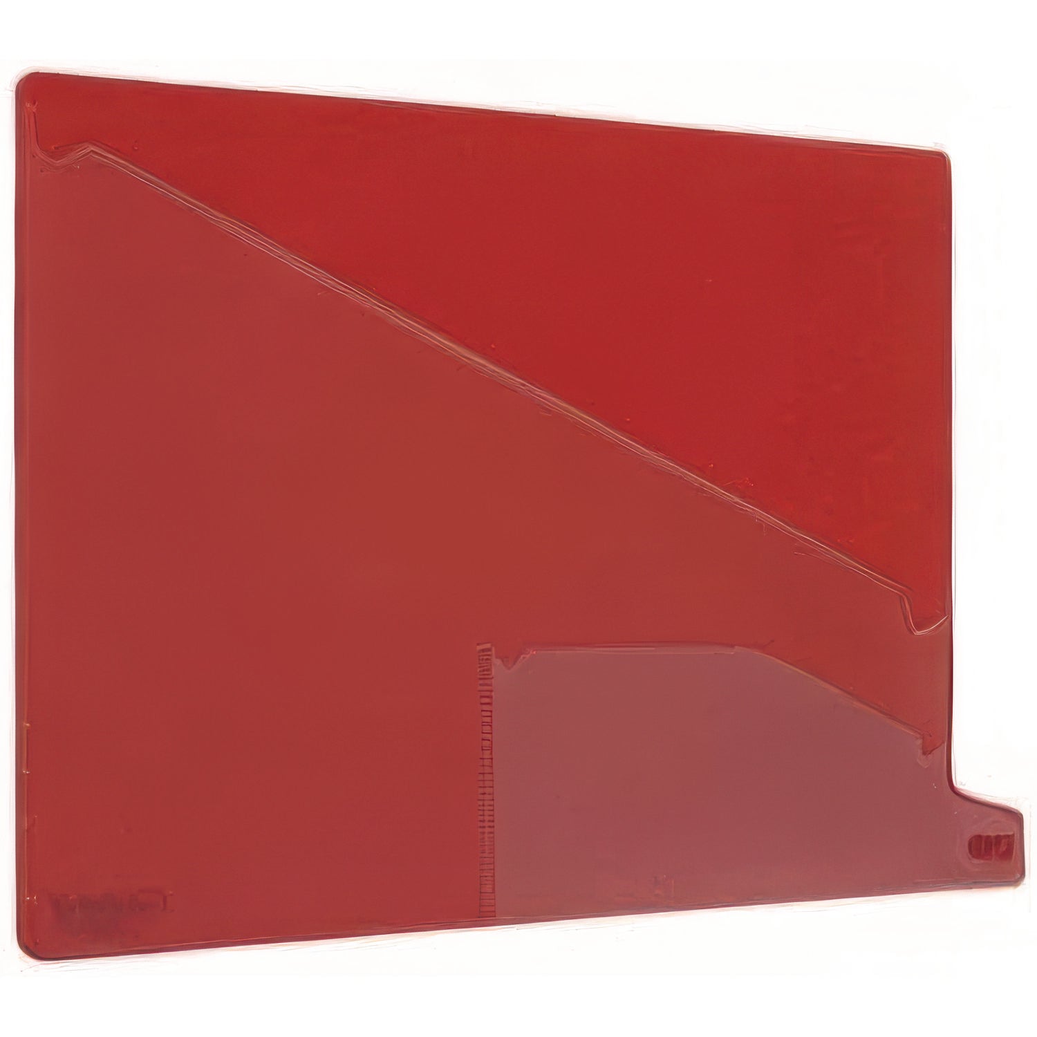 Pendaflex® Colored Poly End Tab "Out" Guides, 1/3-Cut: Bottom Position, For Letter Size Files, Red, 25/Box