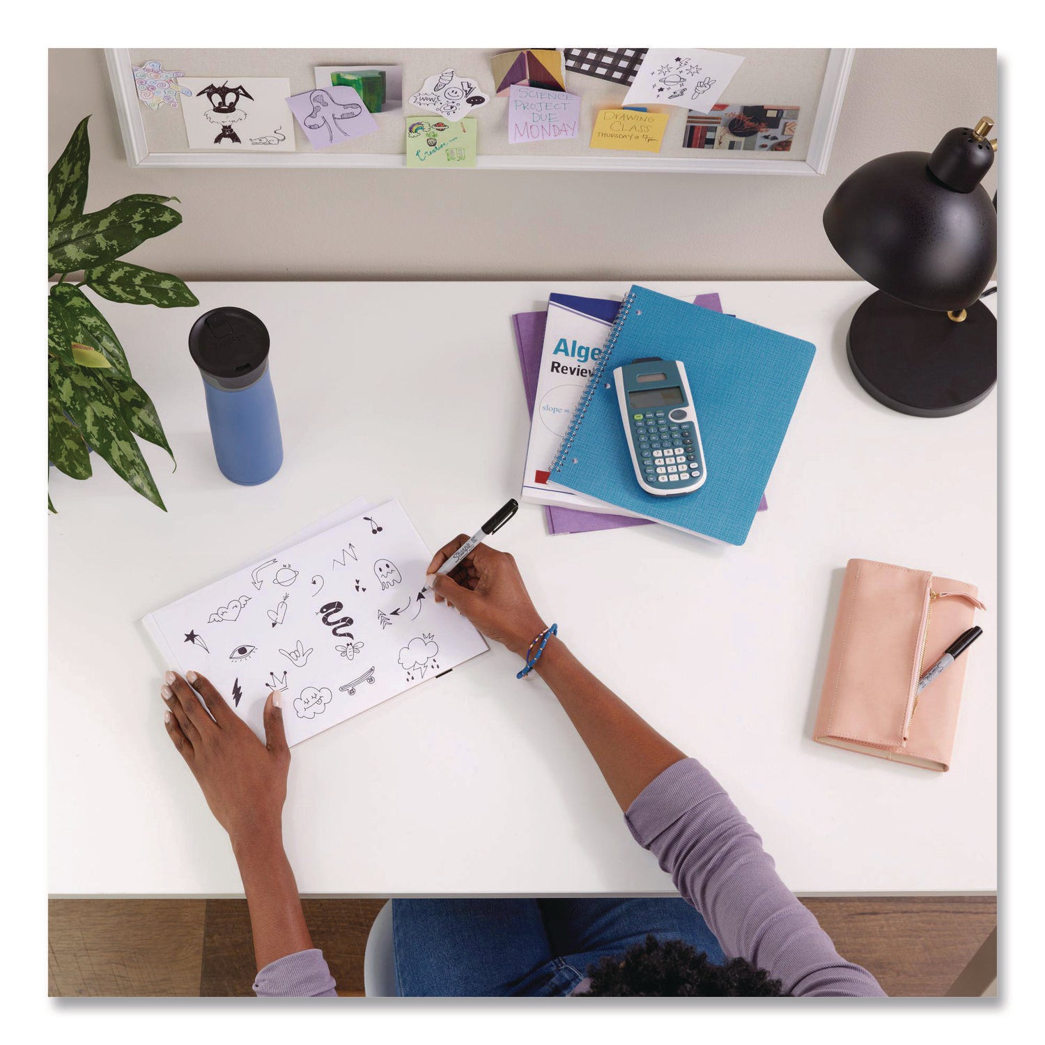 Sharpie® Ultra Fine Tip Permanent Marker, Ultra Fine Needle Tip, Assorted Colors, 24/Pack