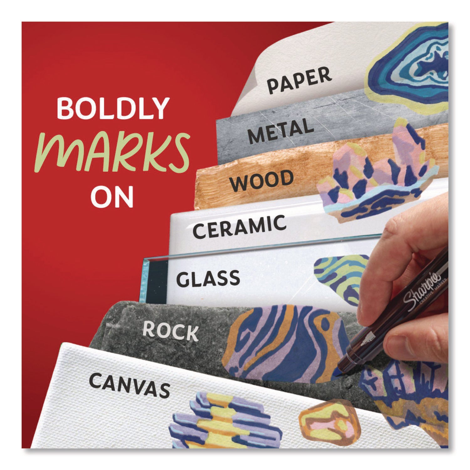 Sharpie® Creative Markers, Bullet Tip, Assorted Earth Tones, 12/Pack