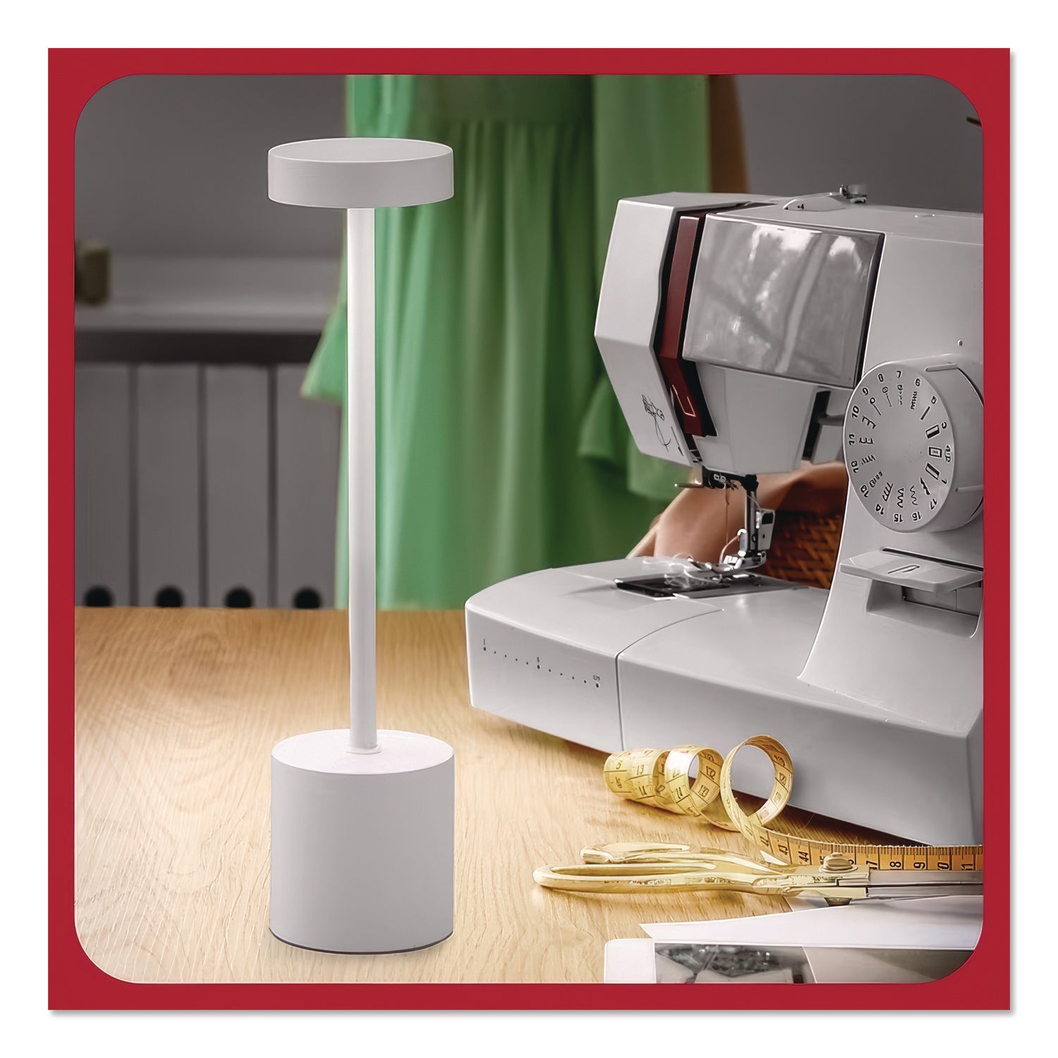 TRU RED™ LED Desk Lamp, Candlestick Neck, 13.5