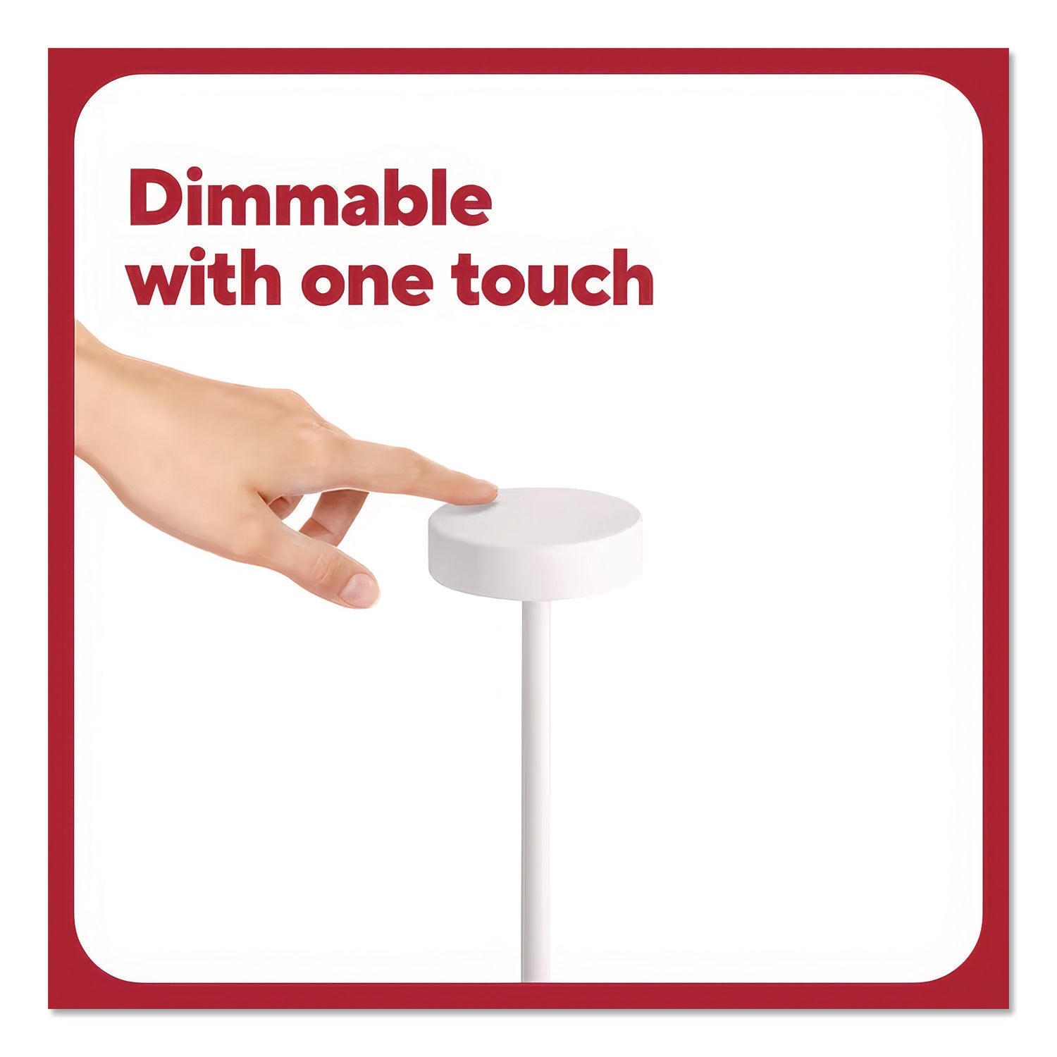 TRU RED™ LED Desk Lamp, Candlestick Neck, 13.5