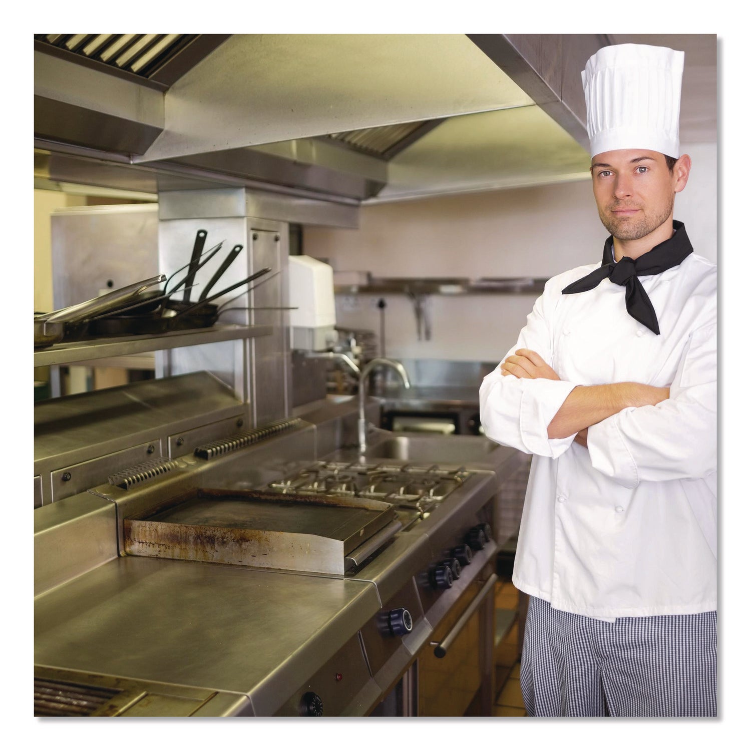 Pumie® Grillmaster Griddle and Grill Cleaning Brick, 5.75 x 2.75, Gray, 12/Carton