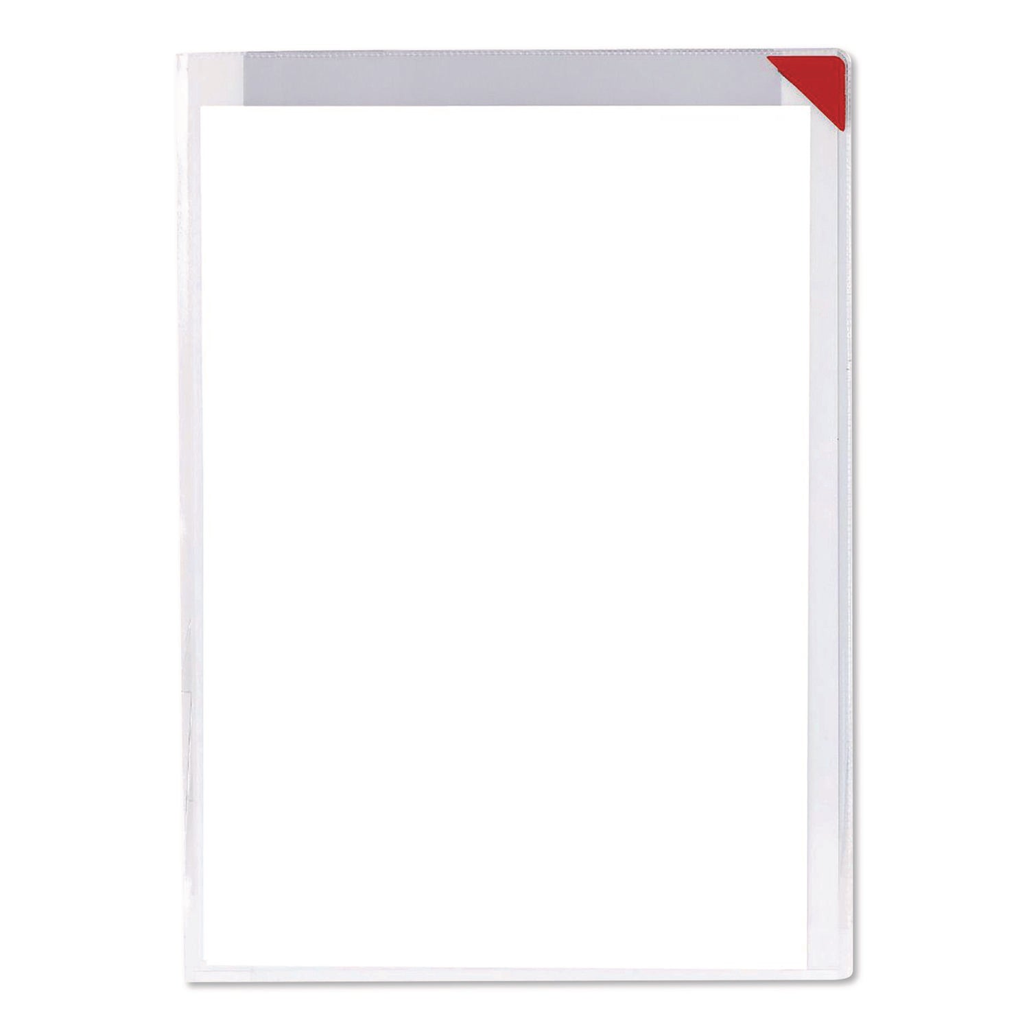 djois® by Tarifold Easy Clic Sub-Zero Signage Pocket, 8.5 x 11 Insert, Clear Frame, 10/Pack