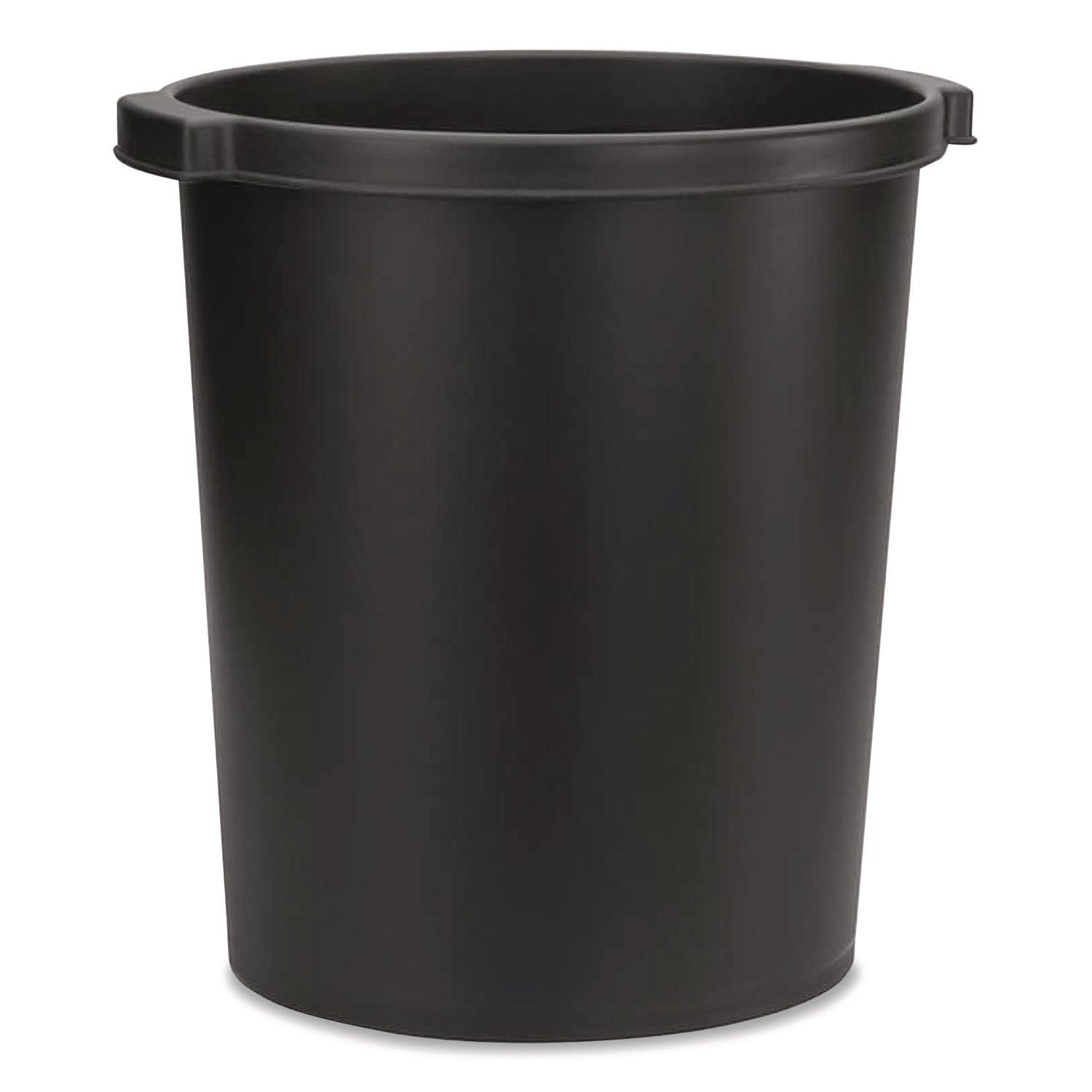 djois® by Tarifold Re-solution Commerical Waste Paper Bin, 4.5 gal, Plastic, Black
