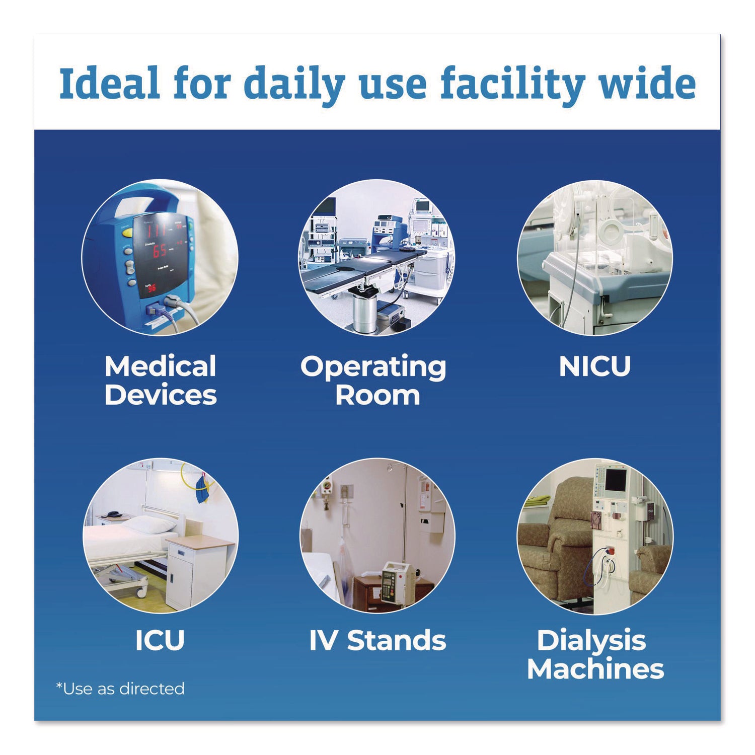 Clorox Healthcare® Hydrogen Peroxide Cleaner Disinfectant Wipes, 6.75 x 5.75, Unscented, 155 Wipes/Canister