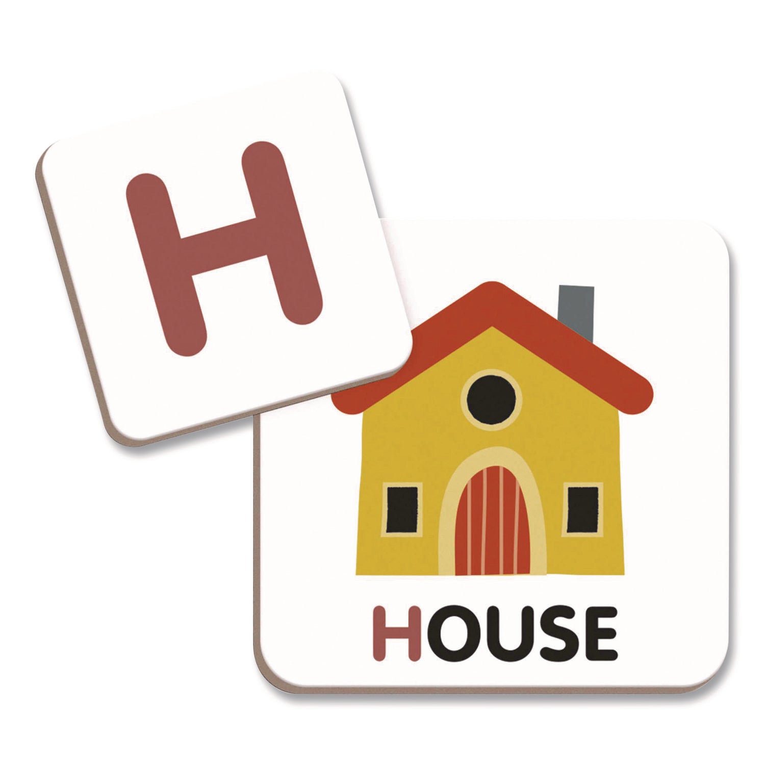 Janod® Magneti'books, Alphabet, 142 Pieces (26 Cards, 116 Magnetic Shapes), Ages 3 to 8