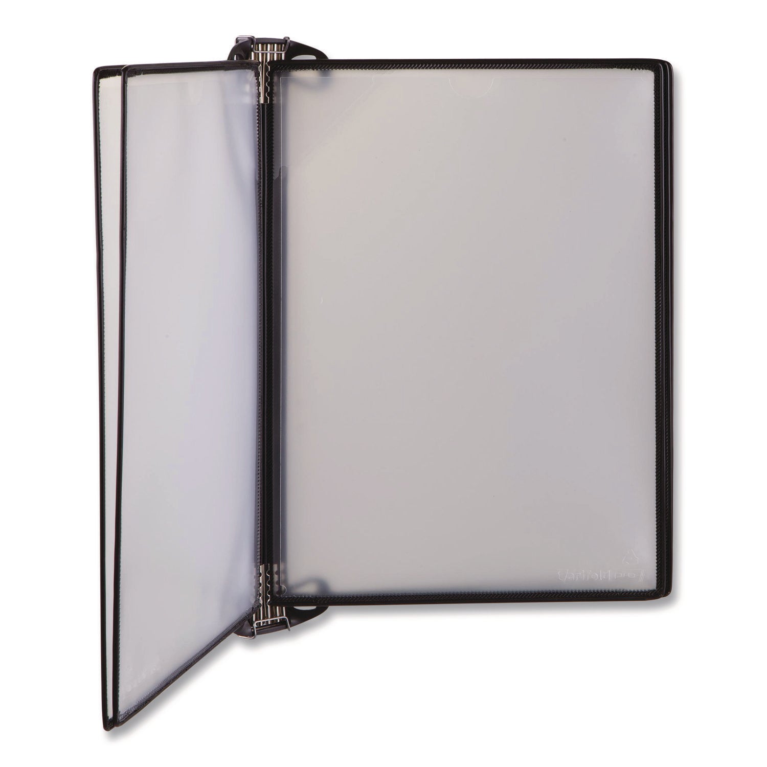 djois® by Tarifold PRO Series Magnetic Wall Reference System, 5 Panels with Black Borders, Black Base