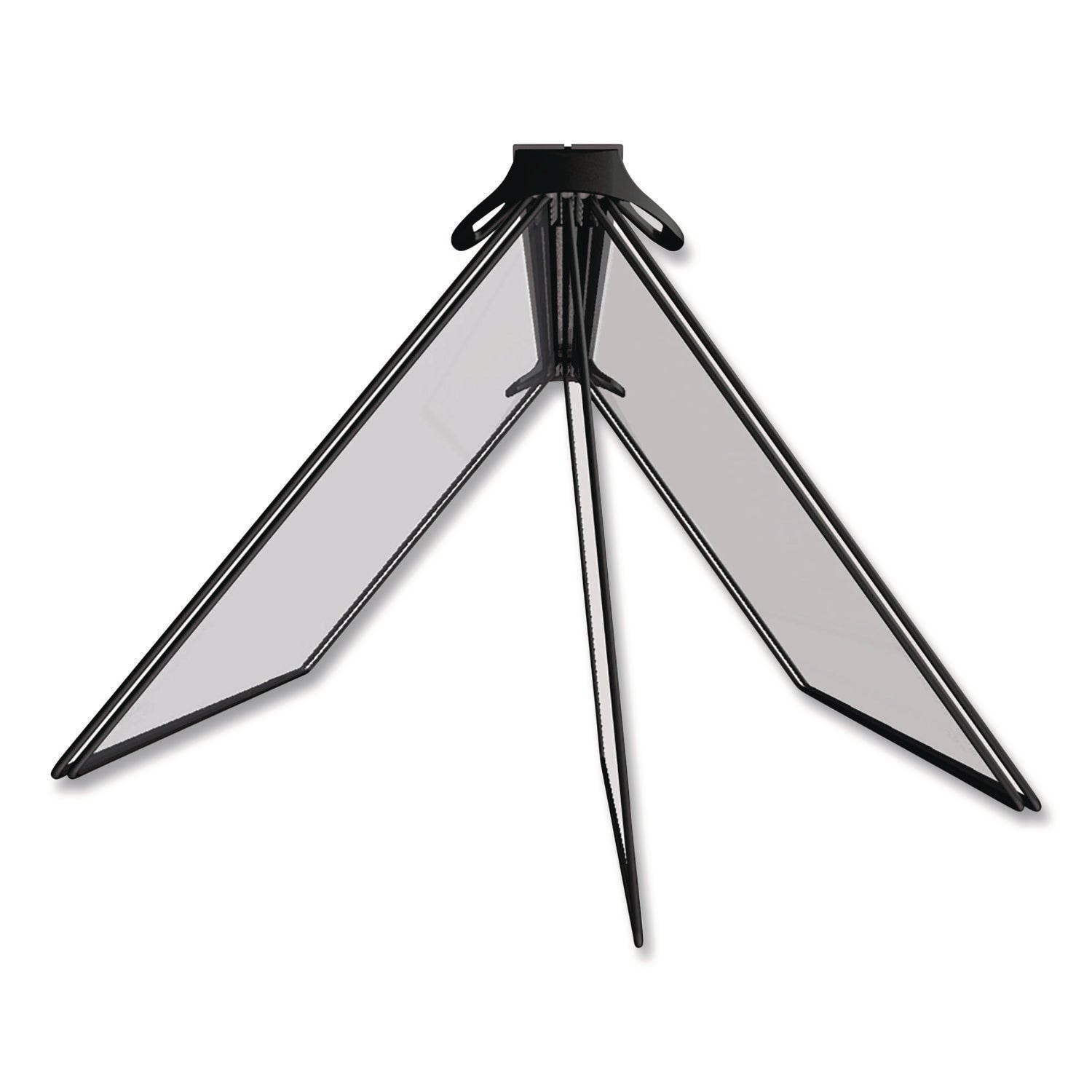 djois® by Tarifold PRO Series Magnetic Wall Reference System, 5 Panels with Black Borders, Black Base