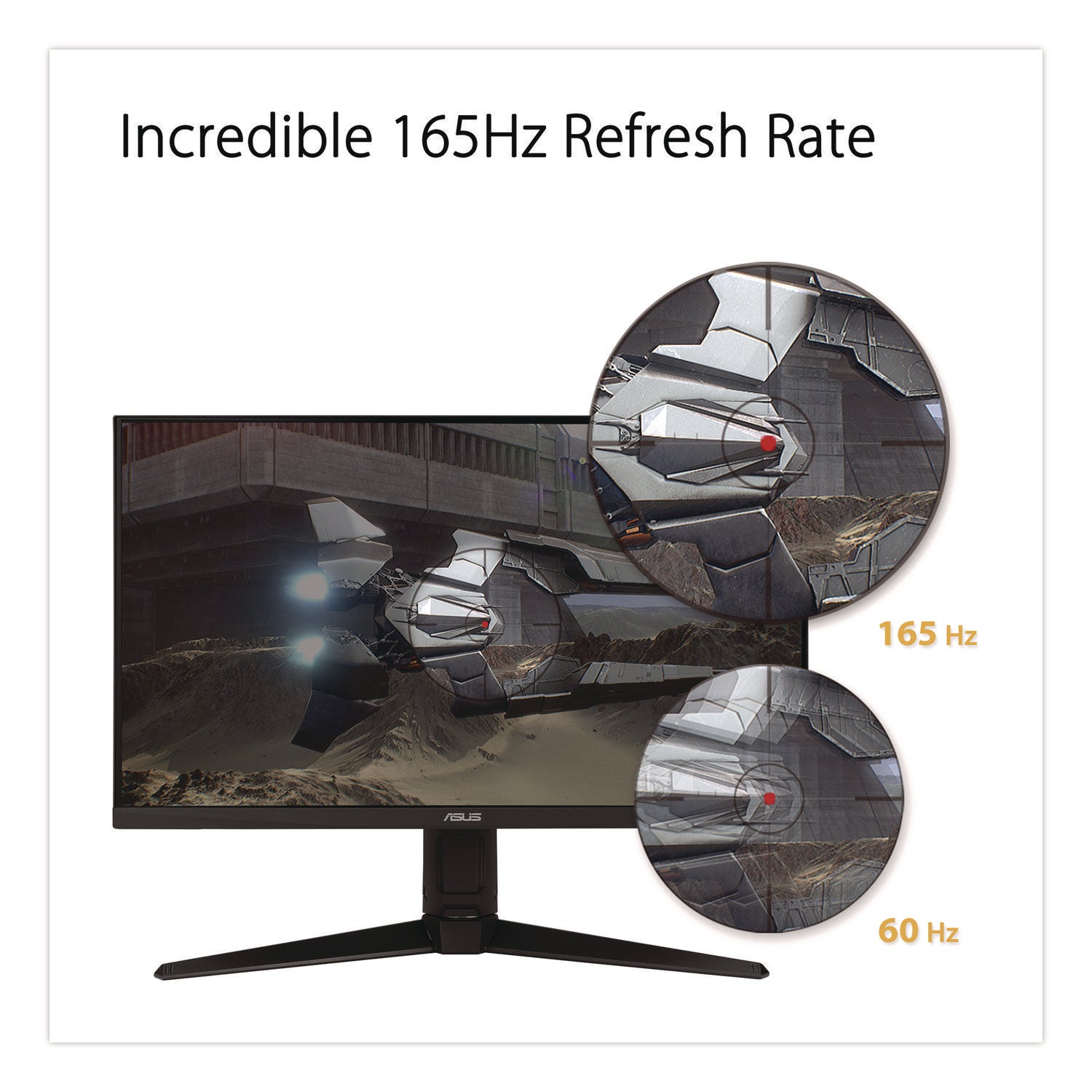 ASUS TUF VG247QY1A LED Gaming Monitor, 23.8" Widescreen, 1920 Pixels x 1080 Pixels