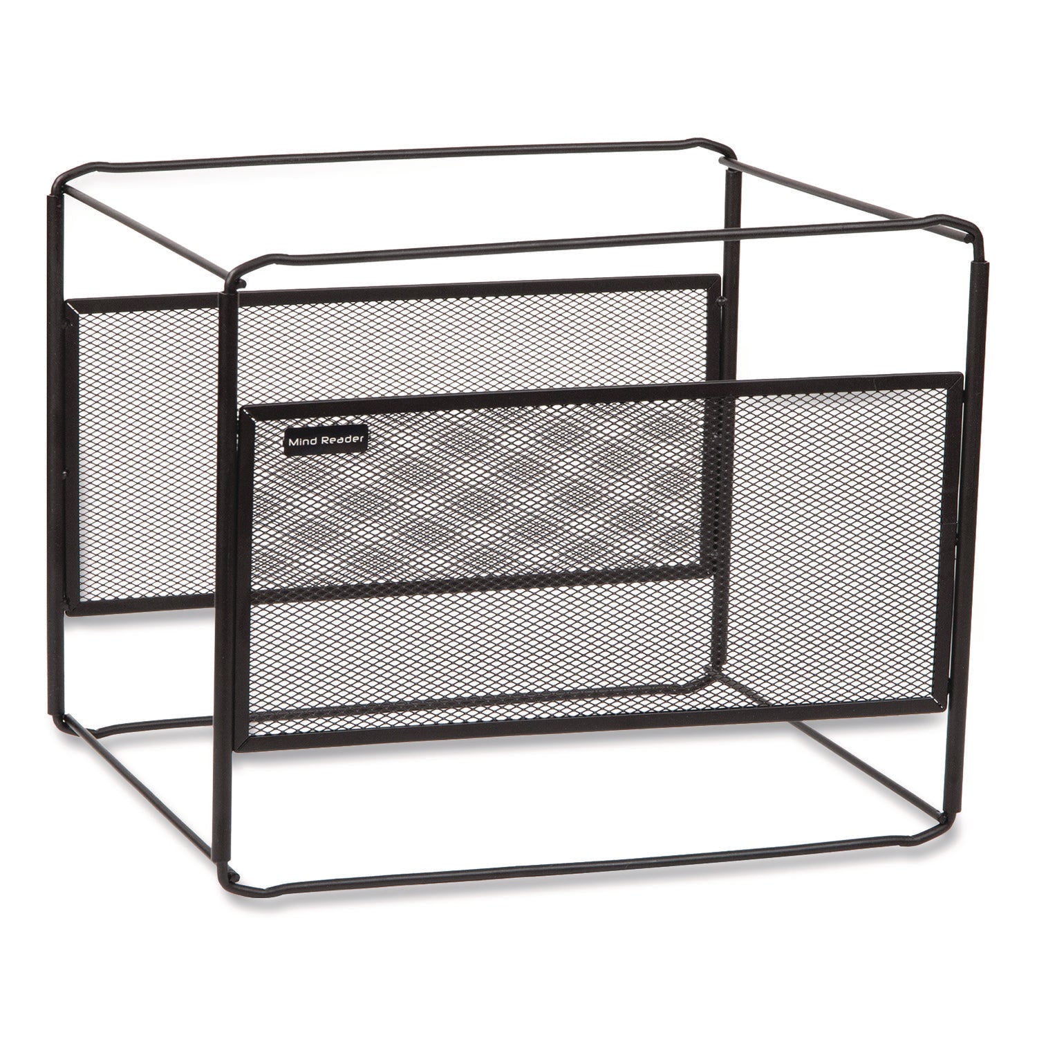 Mind Reader Hanging File Folder Organizer, Letter Size, 13" Long, Black