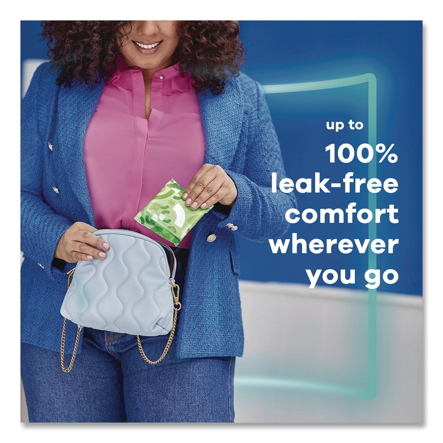 Always® Maxi Long Super Daytime Pad with Wings, Size 2, Super Absorbency, 18/Pack, 8 Packs/Carton