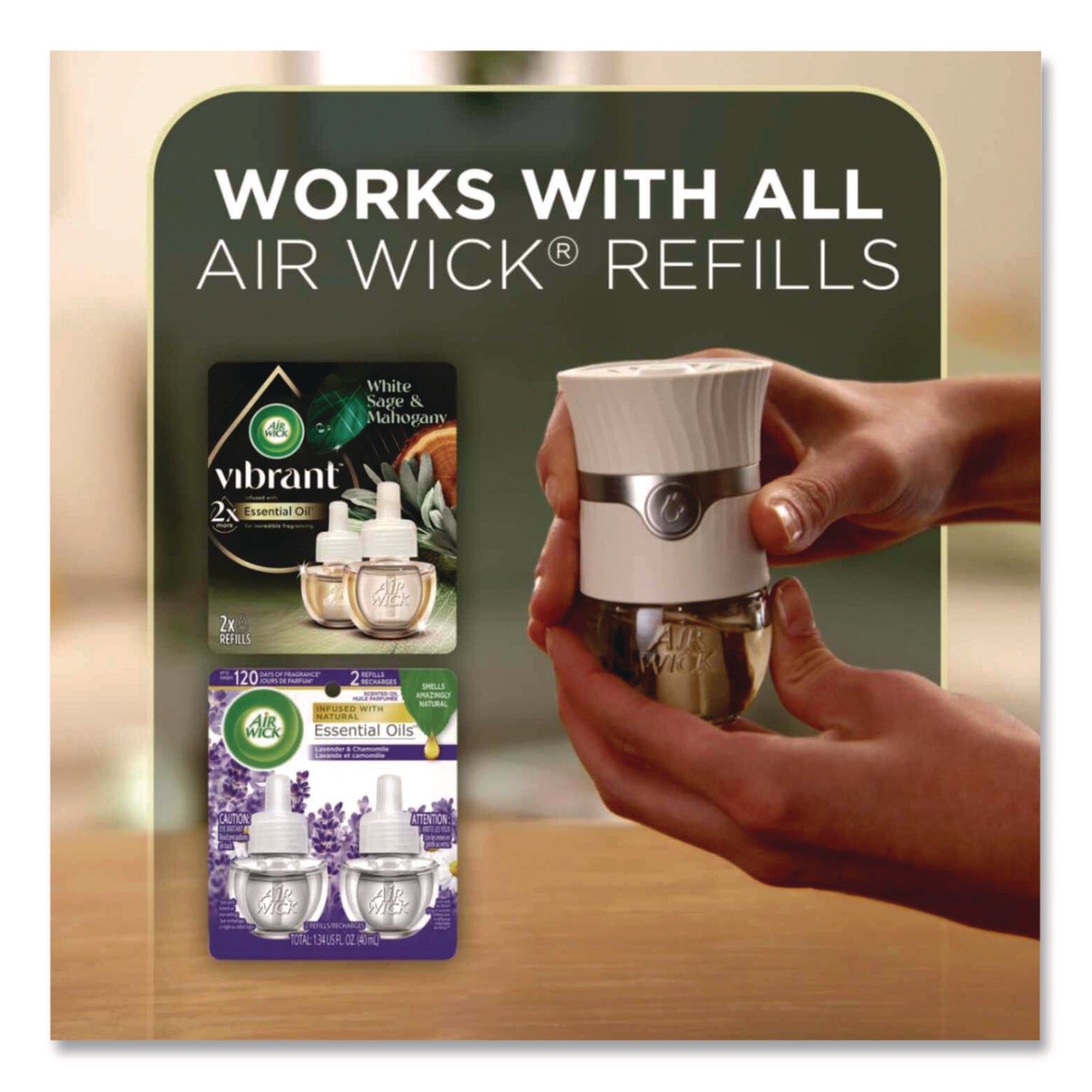 Air Wick® Advanced Scented Oil Warmer, White