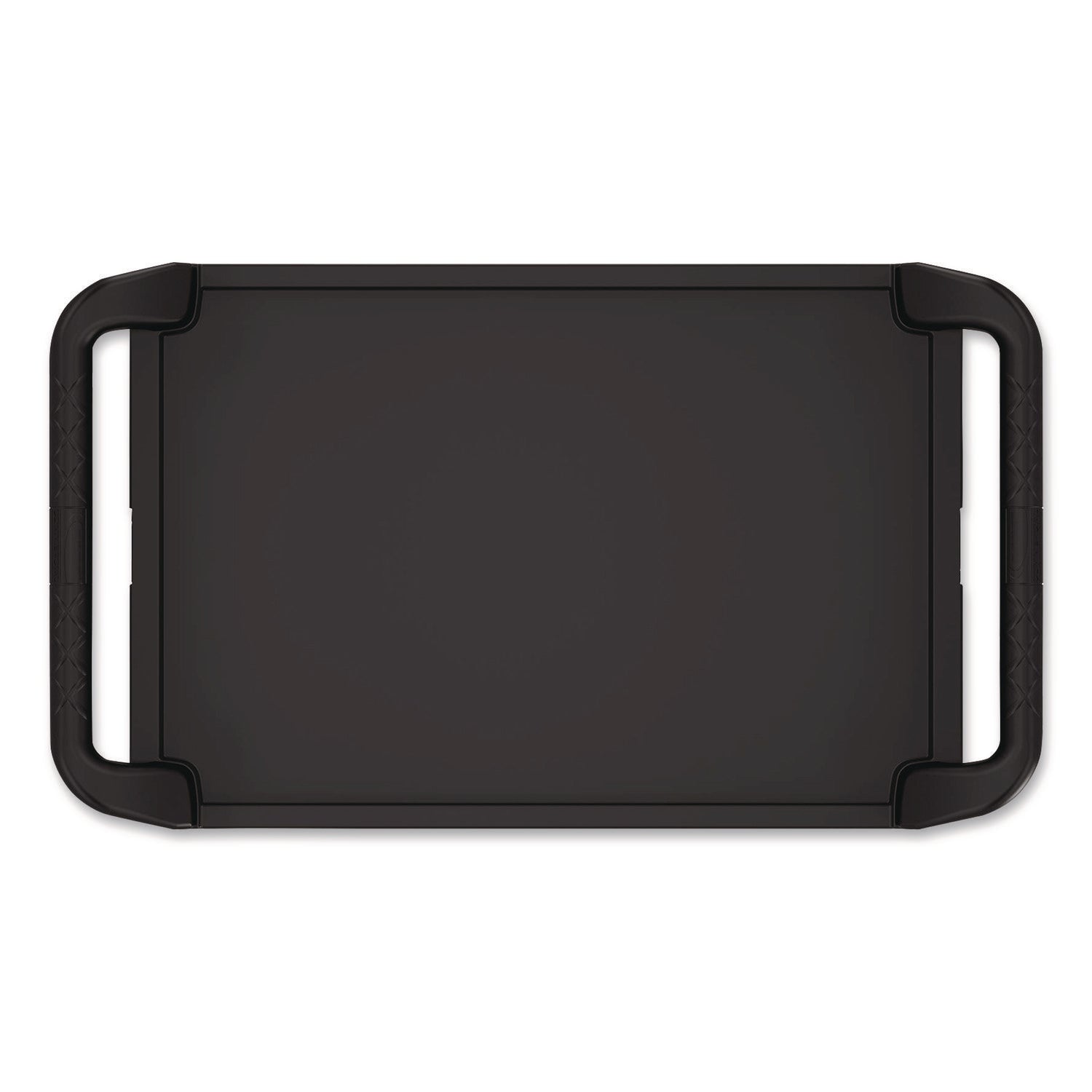 Suncast Commercial® Three-Shelf Service Cart, Metal/Plastic, 3 Shelves, 300 lb Capacity, 20" x 34" x 37.92", Black