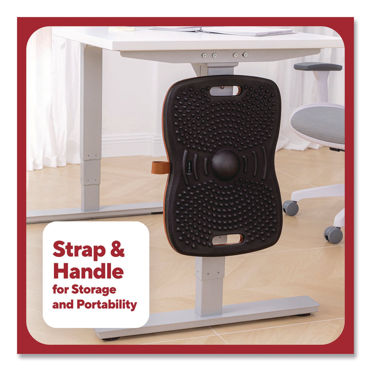 TRU RED™ Anti-Fatigue Balance Board, 19.68 x 13.97, Black