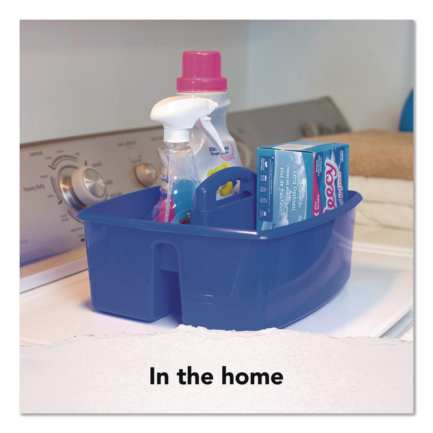 Storex Large Storage Caddy, 11 x 13 x 6.38, Assorted Colors, 6/Carton