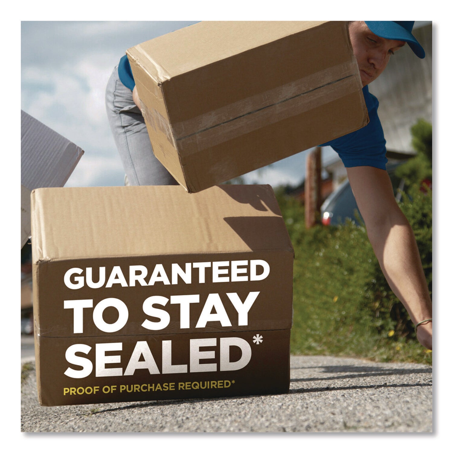 Scotch® 3850 Heavy-Duty Packaging Tape, 3" Core, 1.88" x 43.7 yd, Clear, 6/Pack