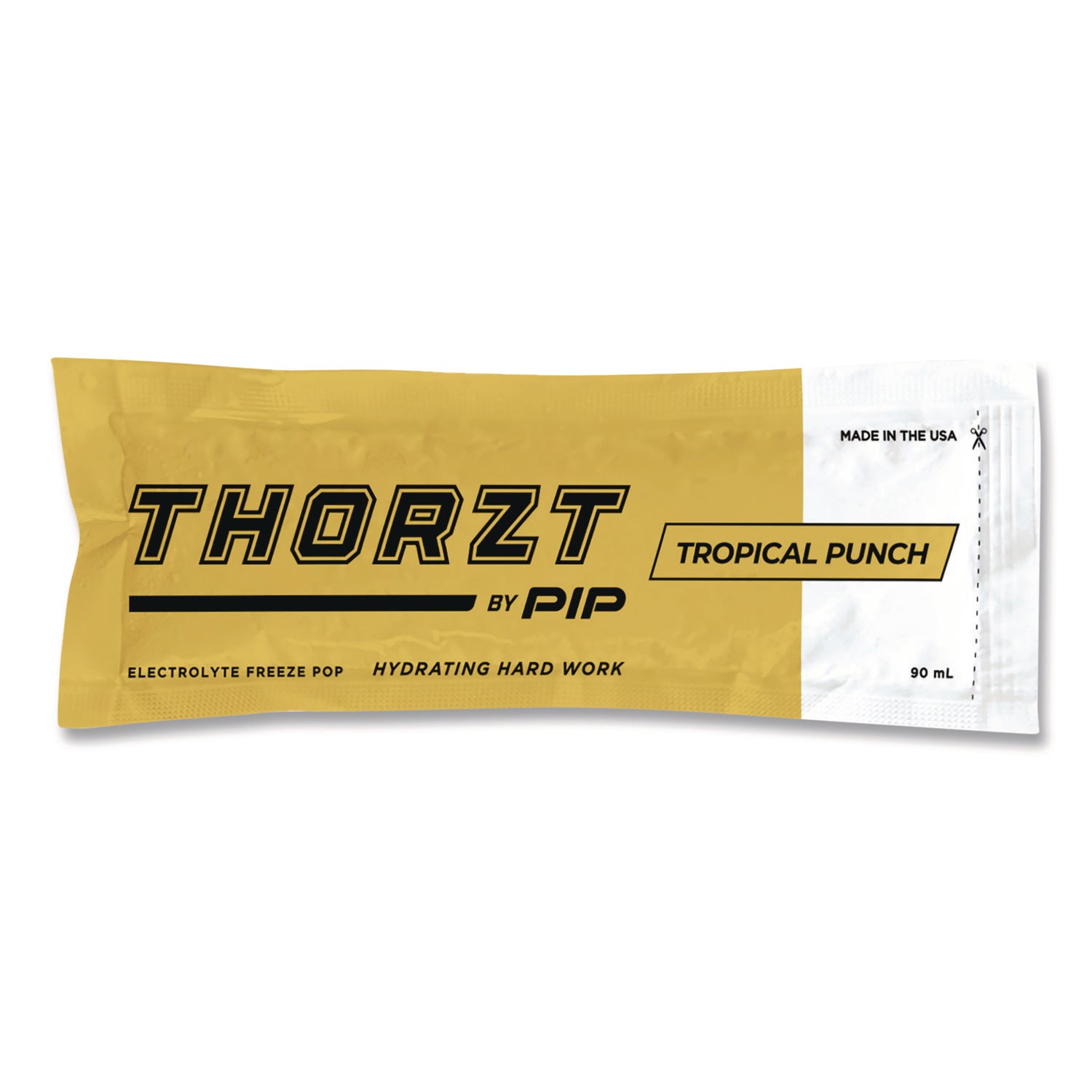 THORZT by PIP Electrolyte Freeze Pops, Assorted Flavors, 3 oz Tube, 10 Tubes/Bag, 15 Bags/Carton