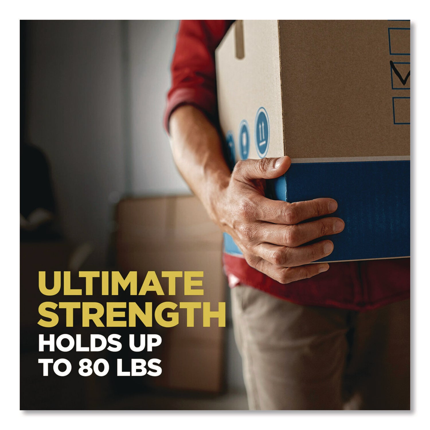 Scotch® 3850 Heavy-Duty Packaging Tape, 3" Core, 1.88" x 43.7 yd, Clear, 6/Pack