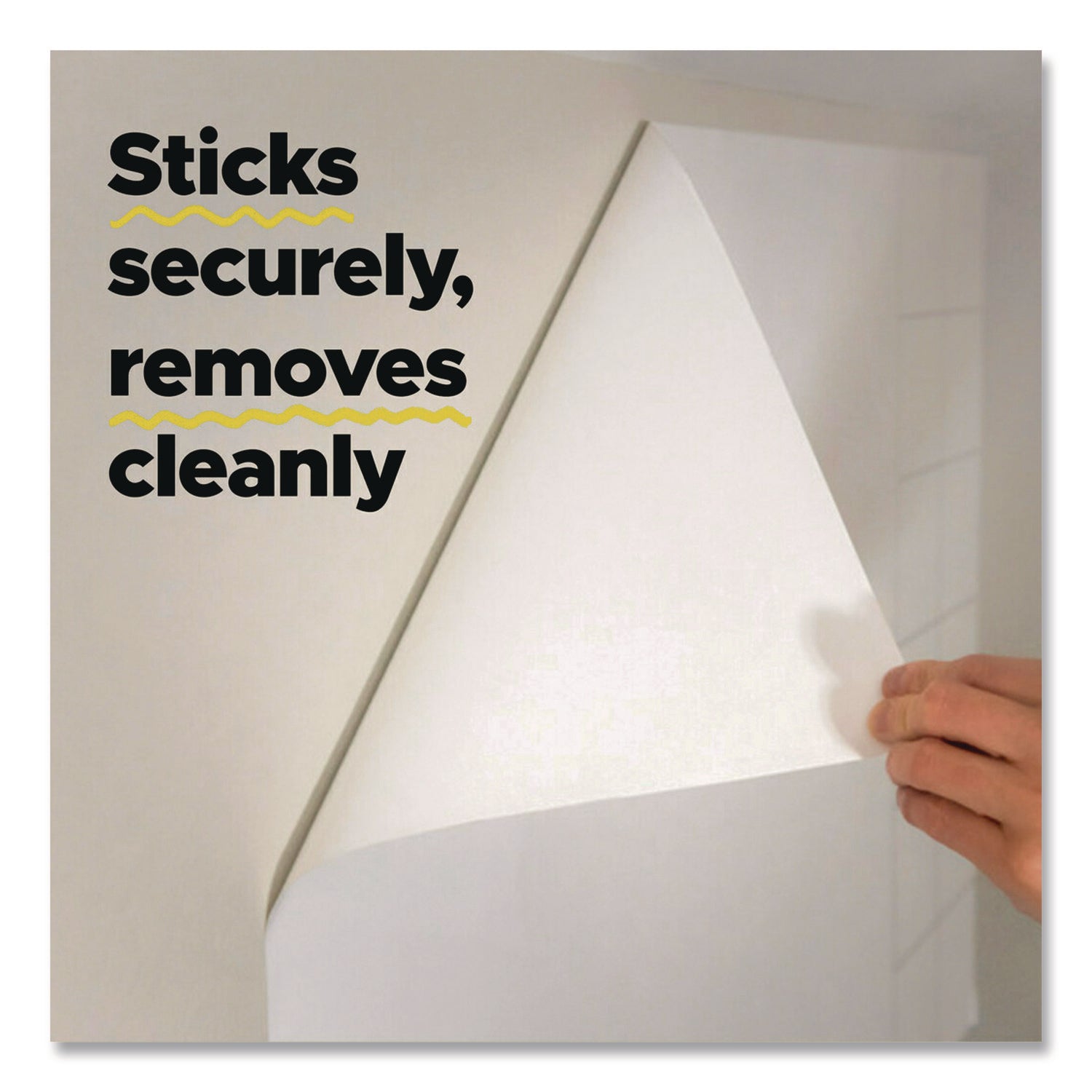 Post-it® Easy-Erase Whiteboard Sheets, Plastic Surface, 9.1 x 9.1, White, 2/Pack