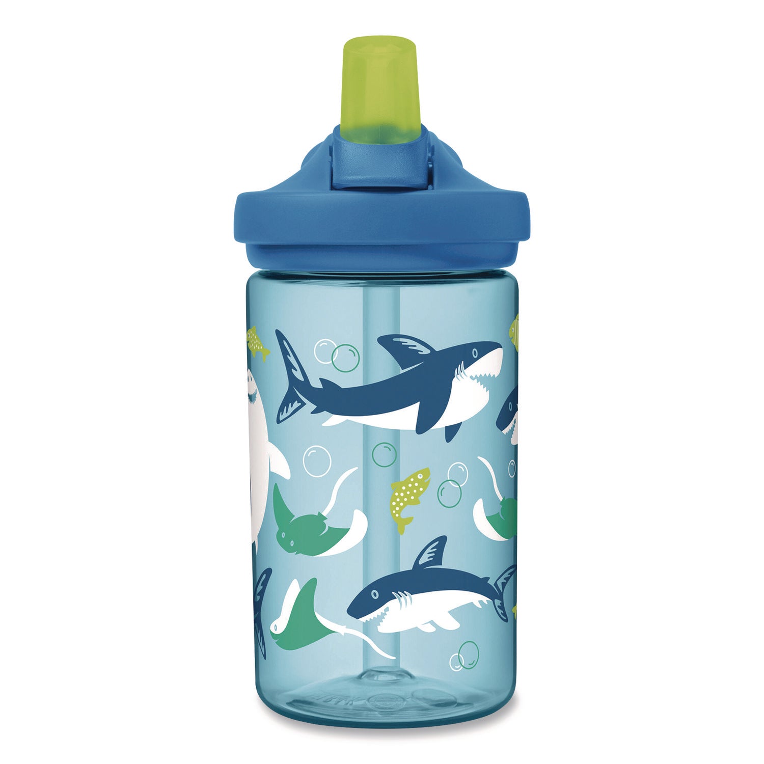 CamelBak® Eddy + Kids Water Bottle, Sharks and Rays Design, 14 oz, Multicolor