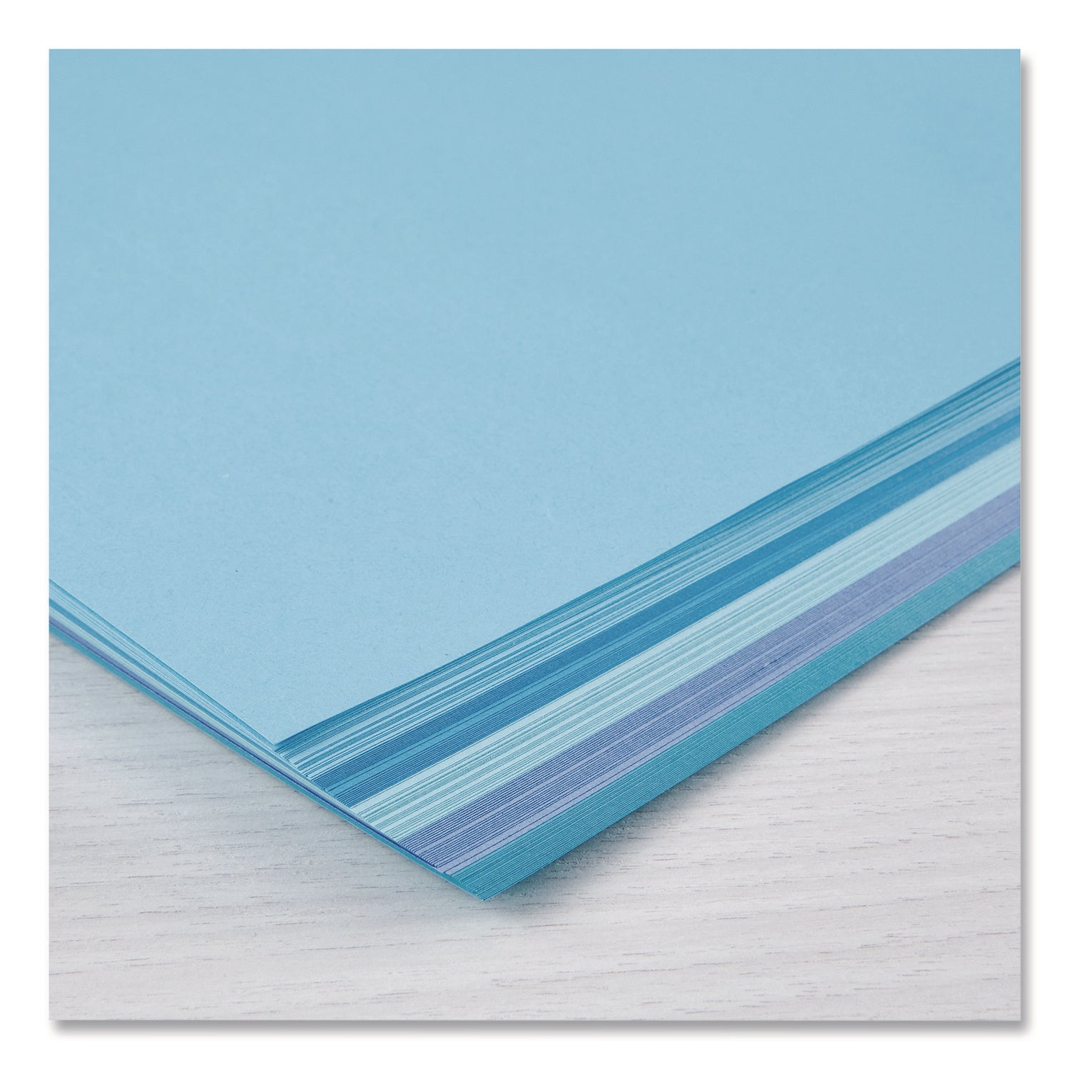 Astrobrights® Color Paper - "Galactic Blues" Assortment, 24 lb Bond Weight, 8.5 x 11, Assorted Blue Colors, 100/Pack