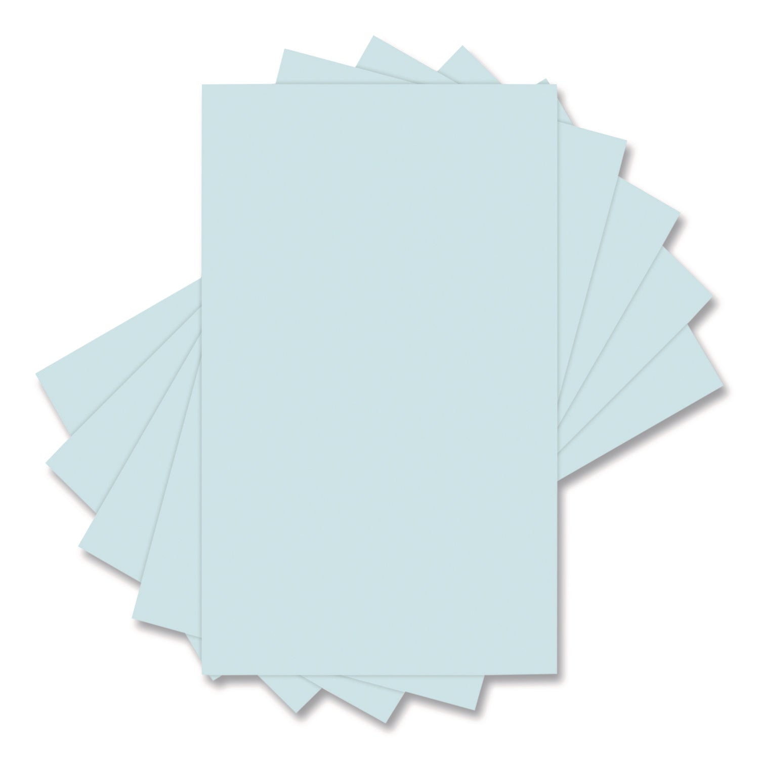Lettermark™ Colors 30% Recycled Colored Paper, 20 lb Bond Weight, 8.5 x 14, Blue, 500/Ream