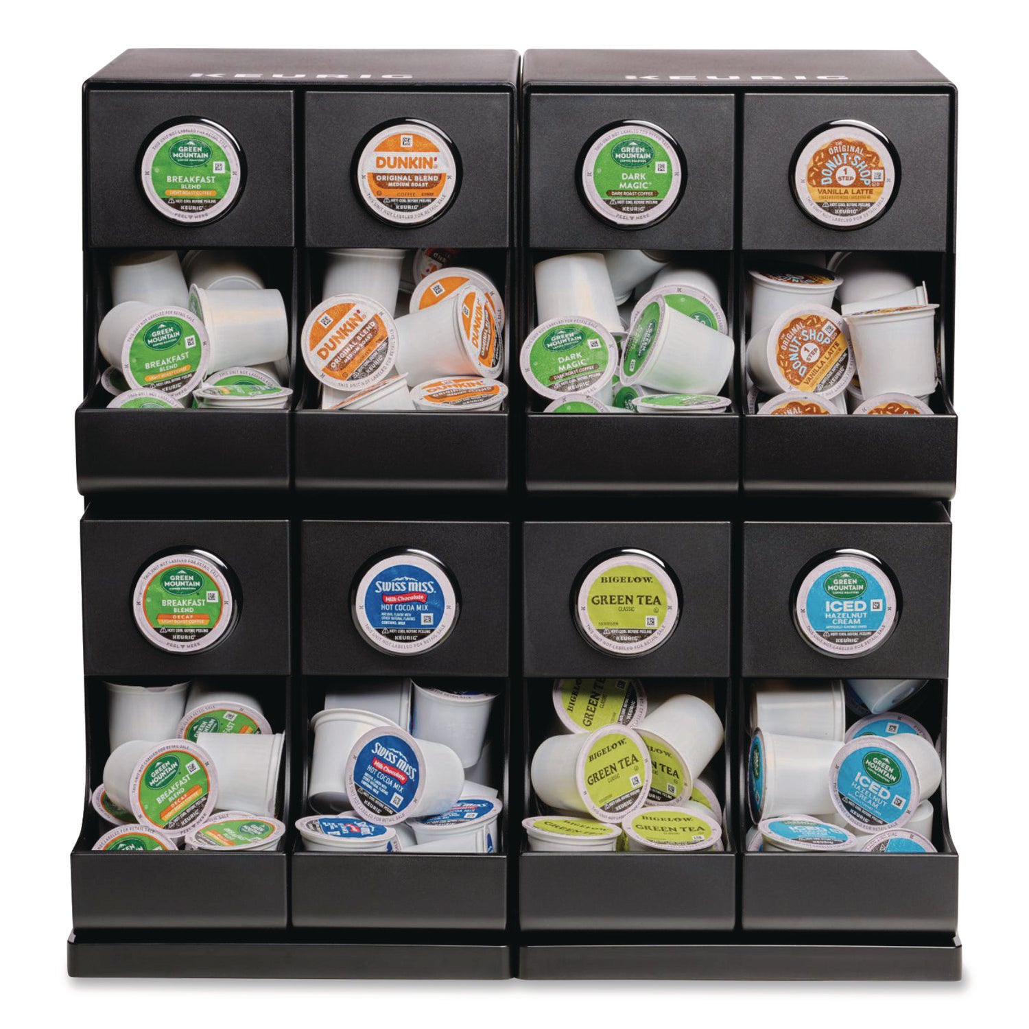 Keurig® K-Cup Organizer, 17.8 x 14.57 x 17.28, Black