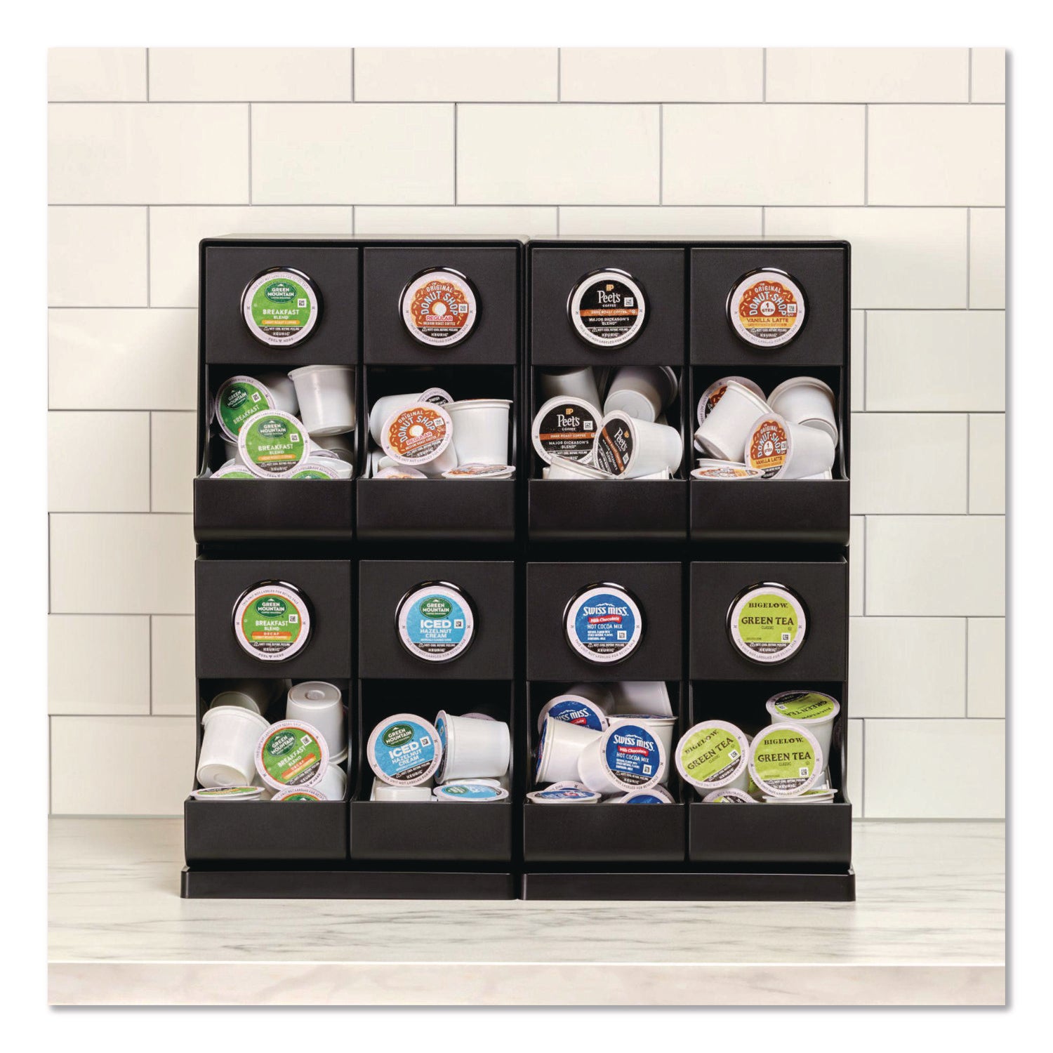 Keurig® K-Cup Organizer, 17.8 x 14.57 x 17.28, Black