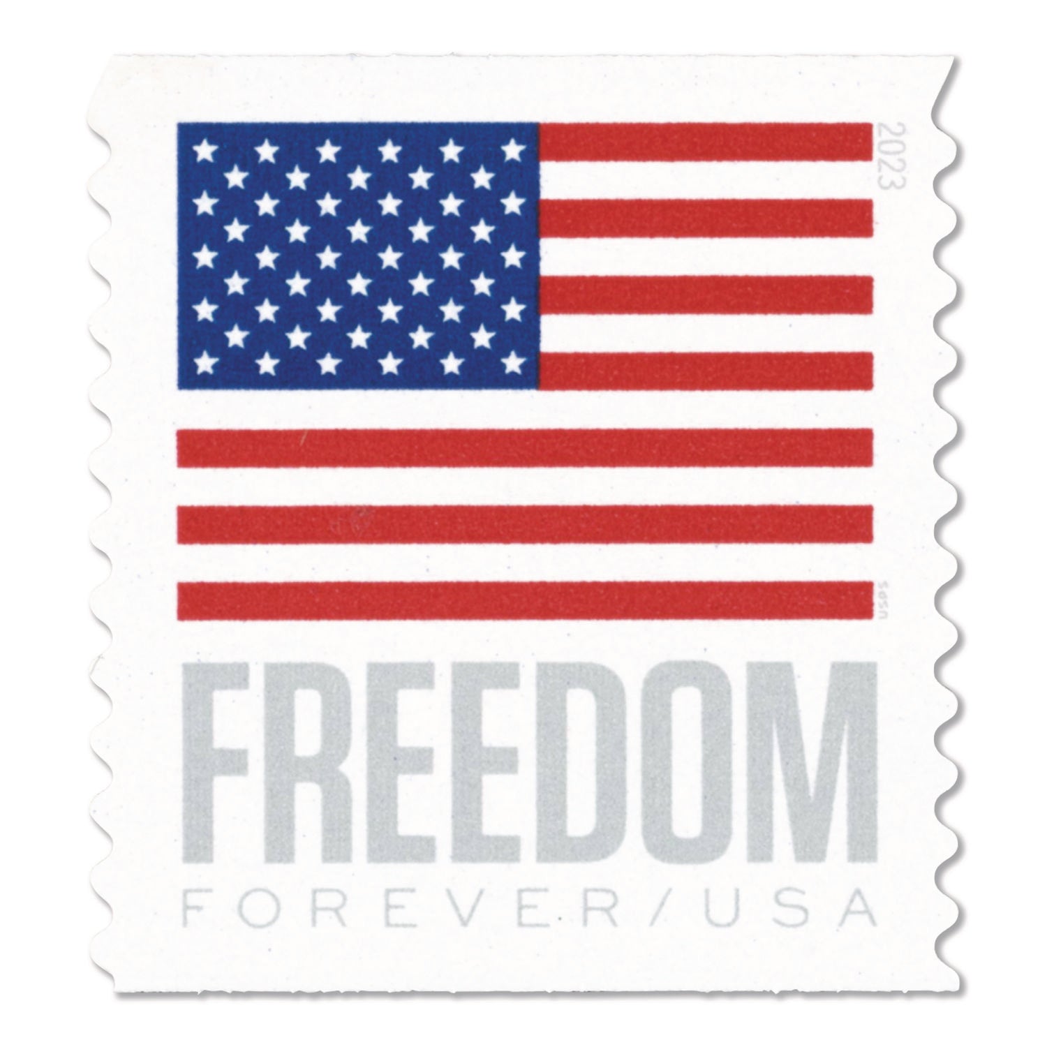 United States Postal Service First-Class Forever Stamps, U.S. Flag, 20 Stamps/Book, 5 Books/Pack