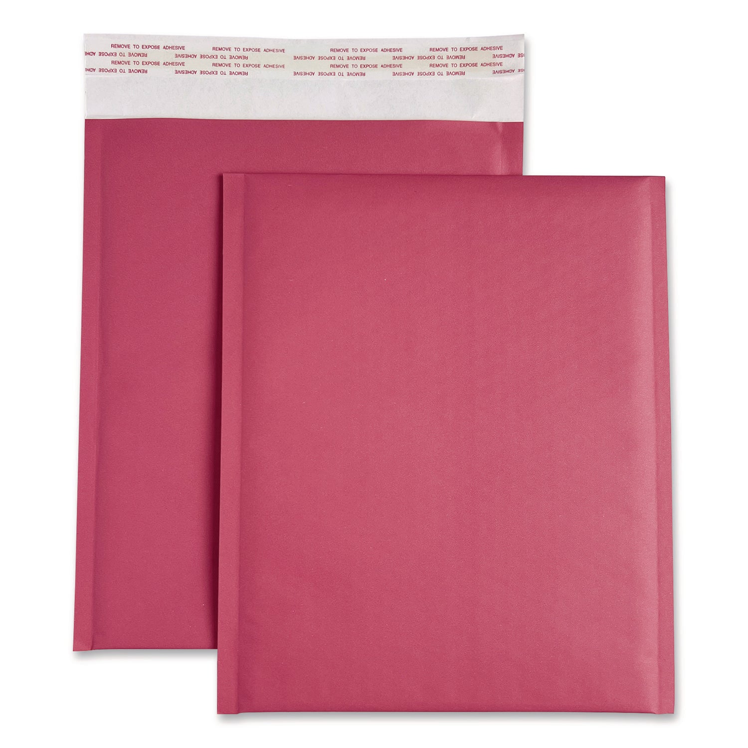 Happy Mail Self-Sealing Bubble Mailer, 8.5 x 11, Pink, 12/Pack