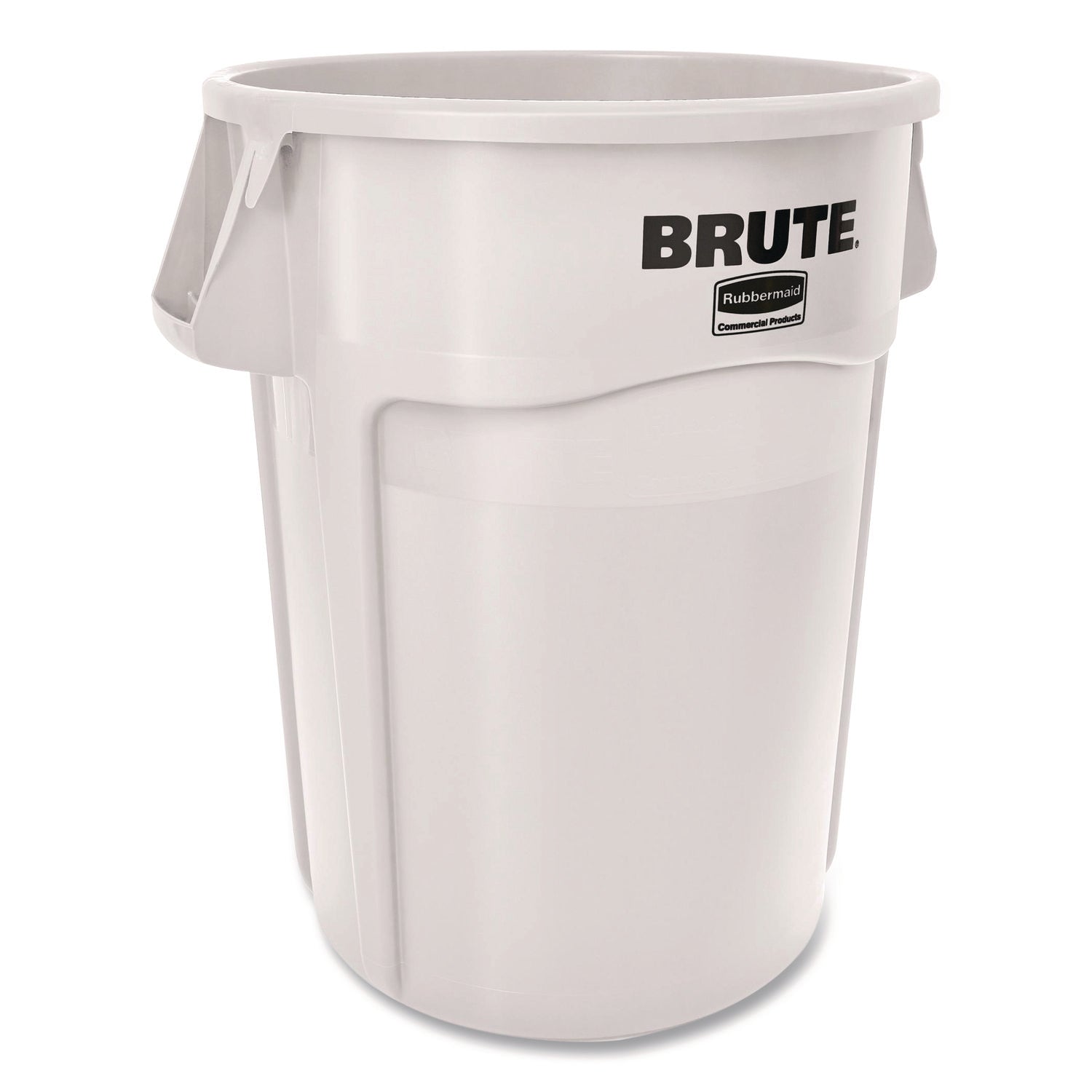 Rubbermaid® Commercial Brute Container, 44 gal, Plastic, White