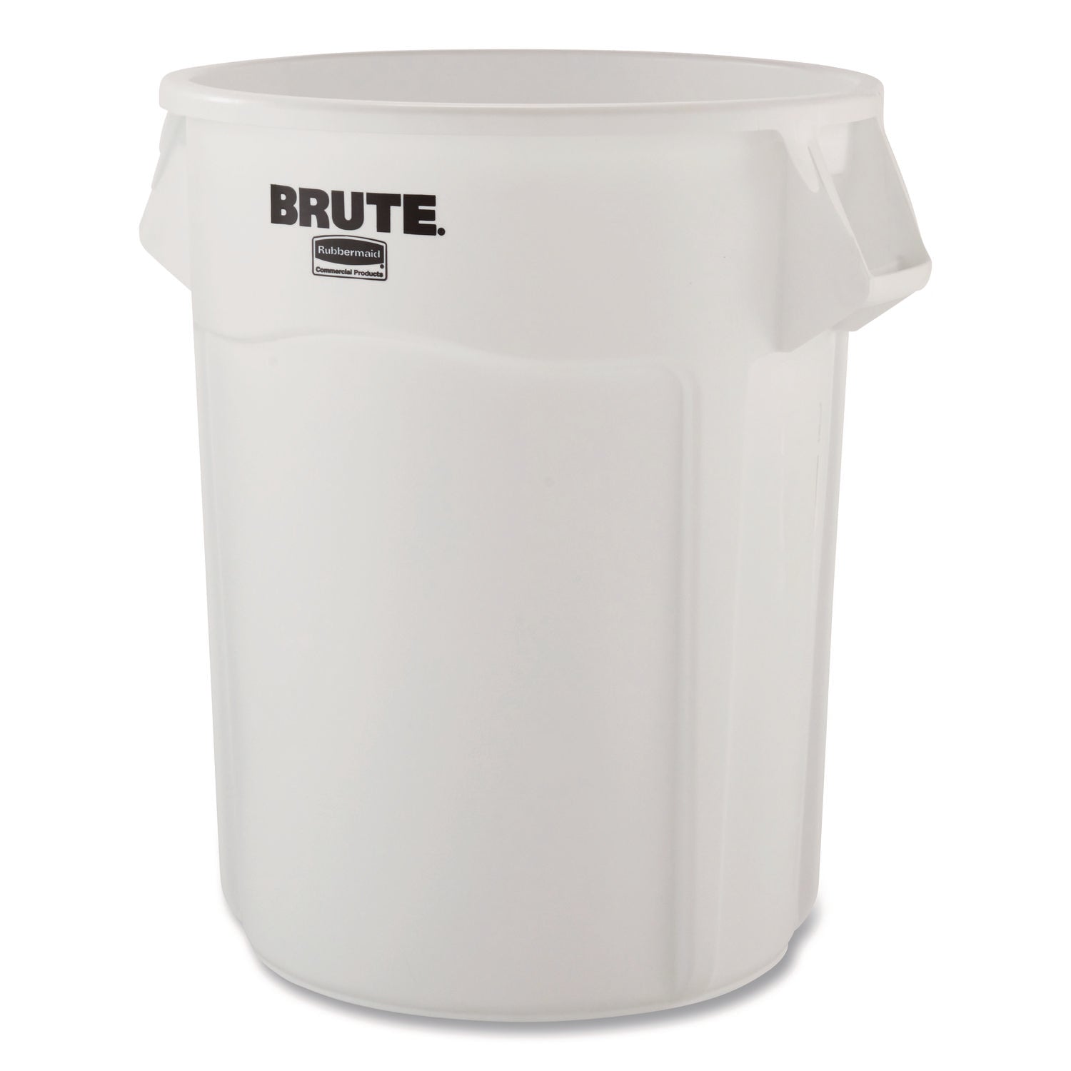Rubbermaid® Commercial Brute Container, 44 gal, Plastic, White