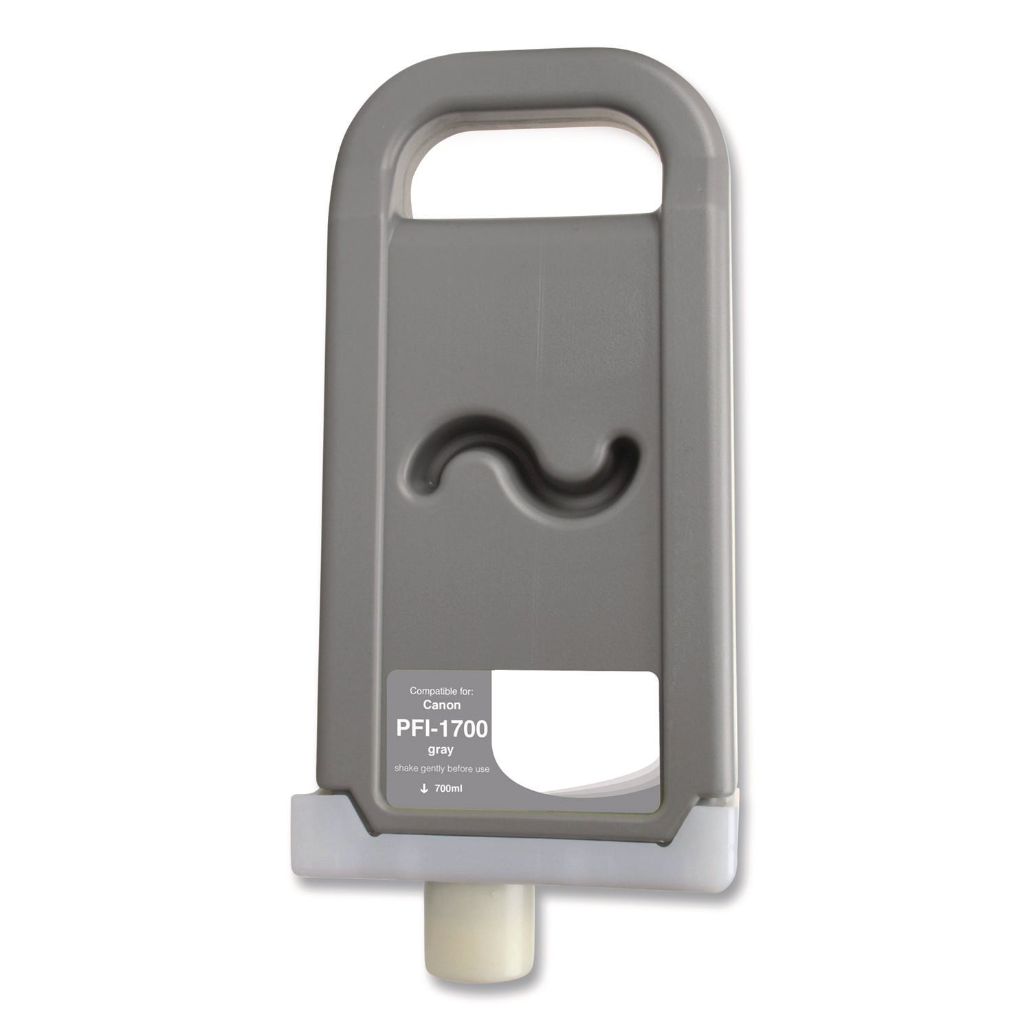 Innovera® Compatible Gray Ink, Replacement for PFI-1700 (0781C001AA), 700 mL