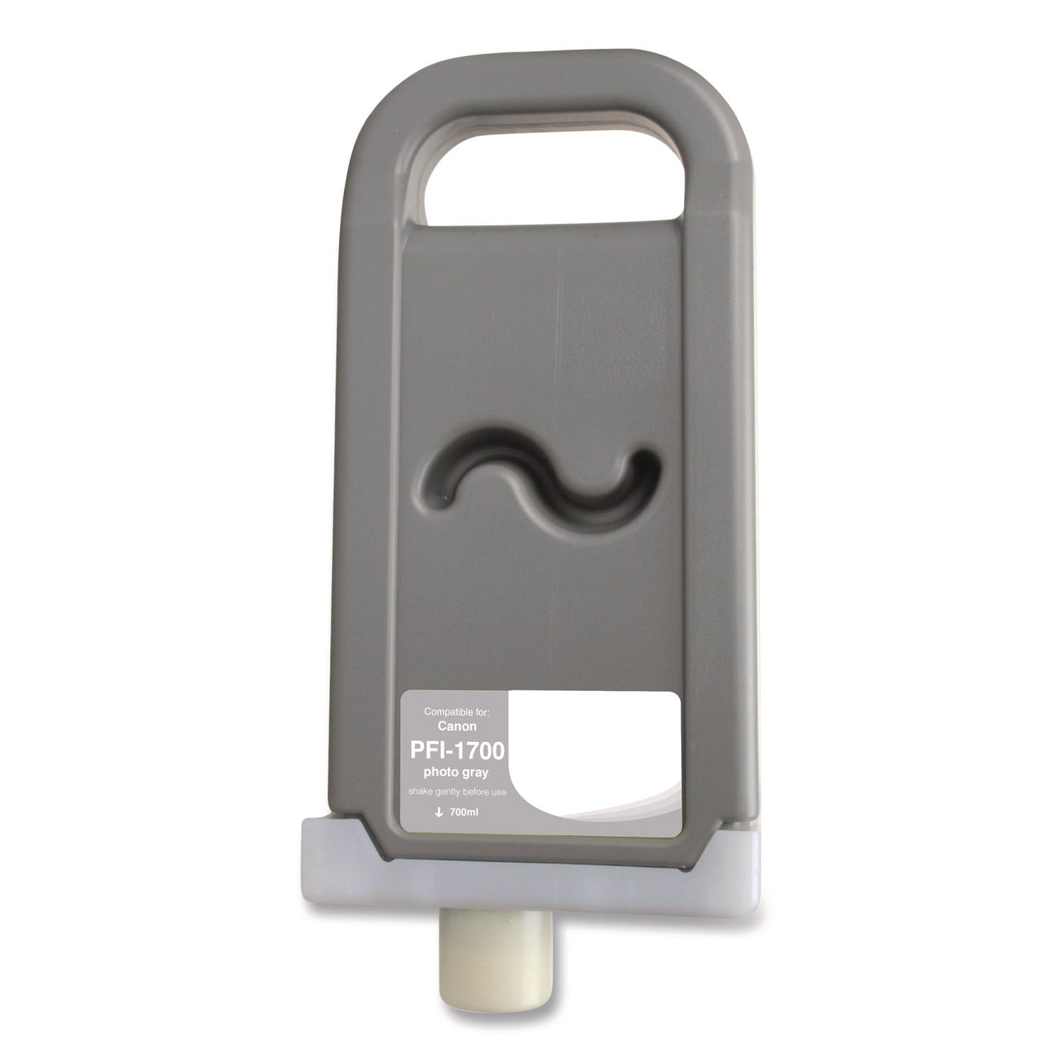 Innovera® Compatible Photo Gray Ink, Replacement for PFI-1700 (0782C001AA), 700 mL